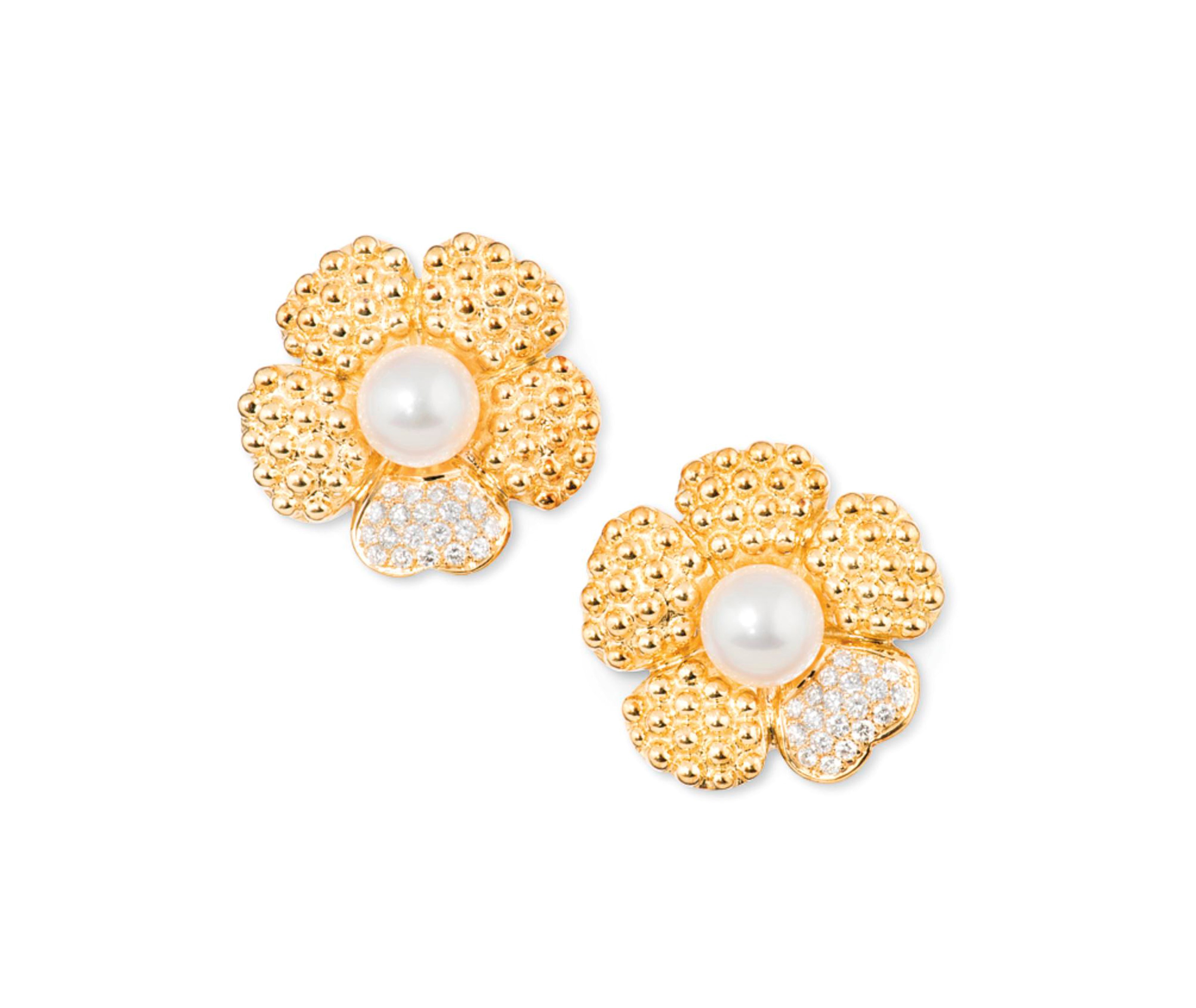 FOUR PAIRS OF EARRINGS