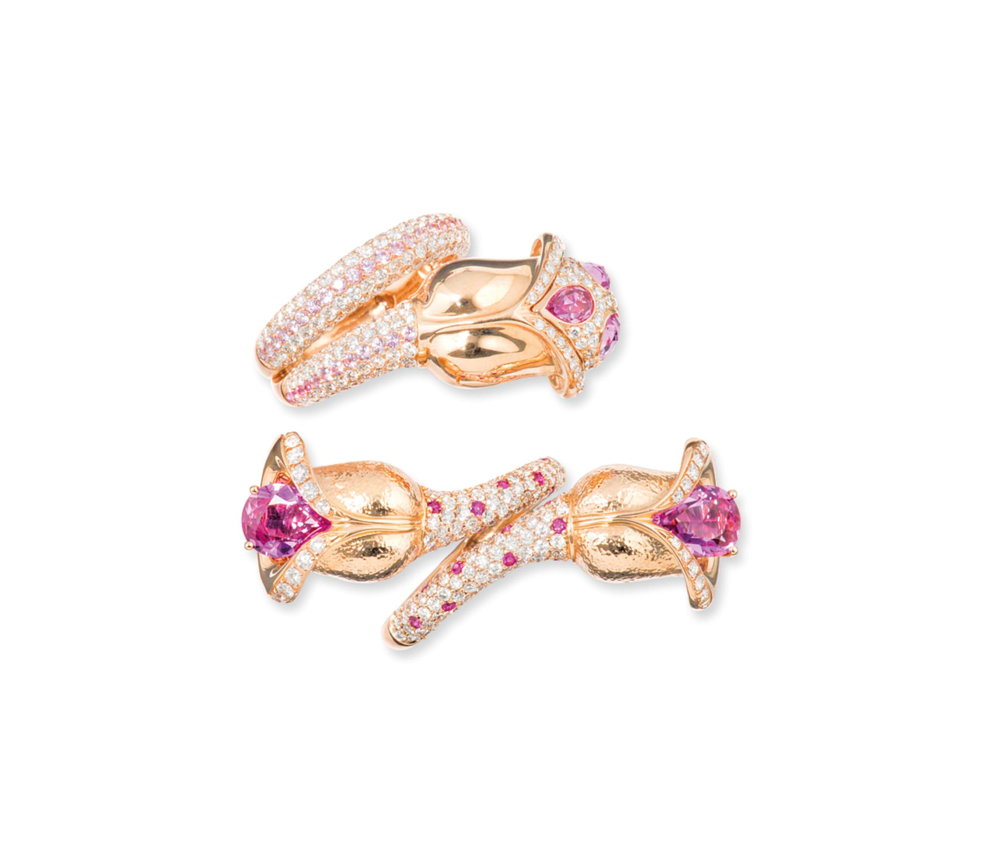 FIVE GEM AND DIAMOND RINGS