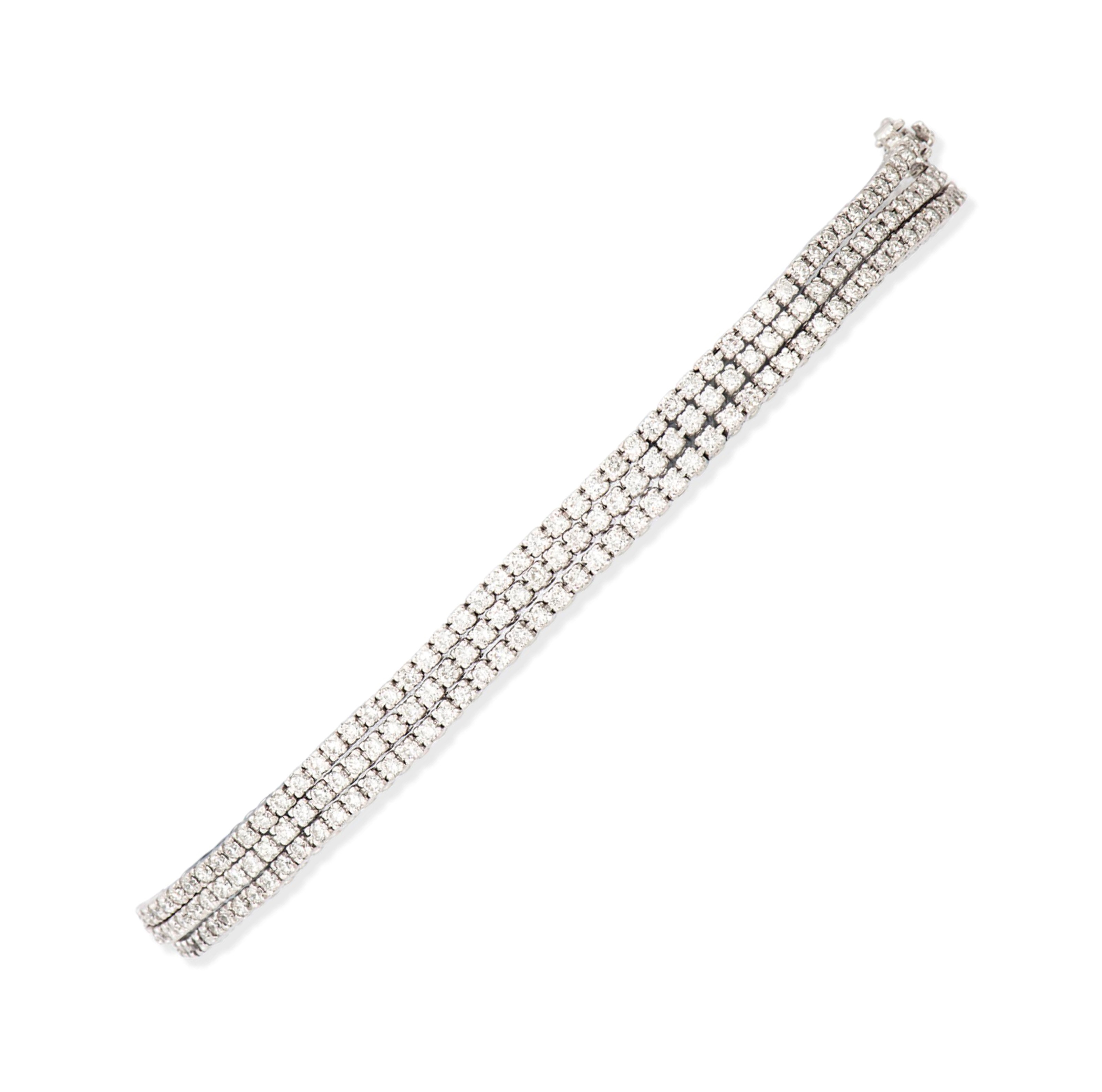 A DIAMOND 'WRAP-AROUND' BRACELET