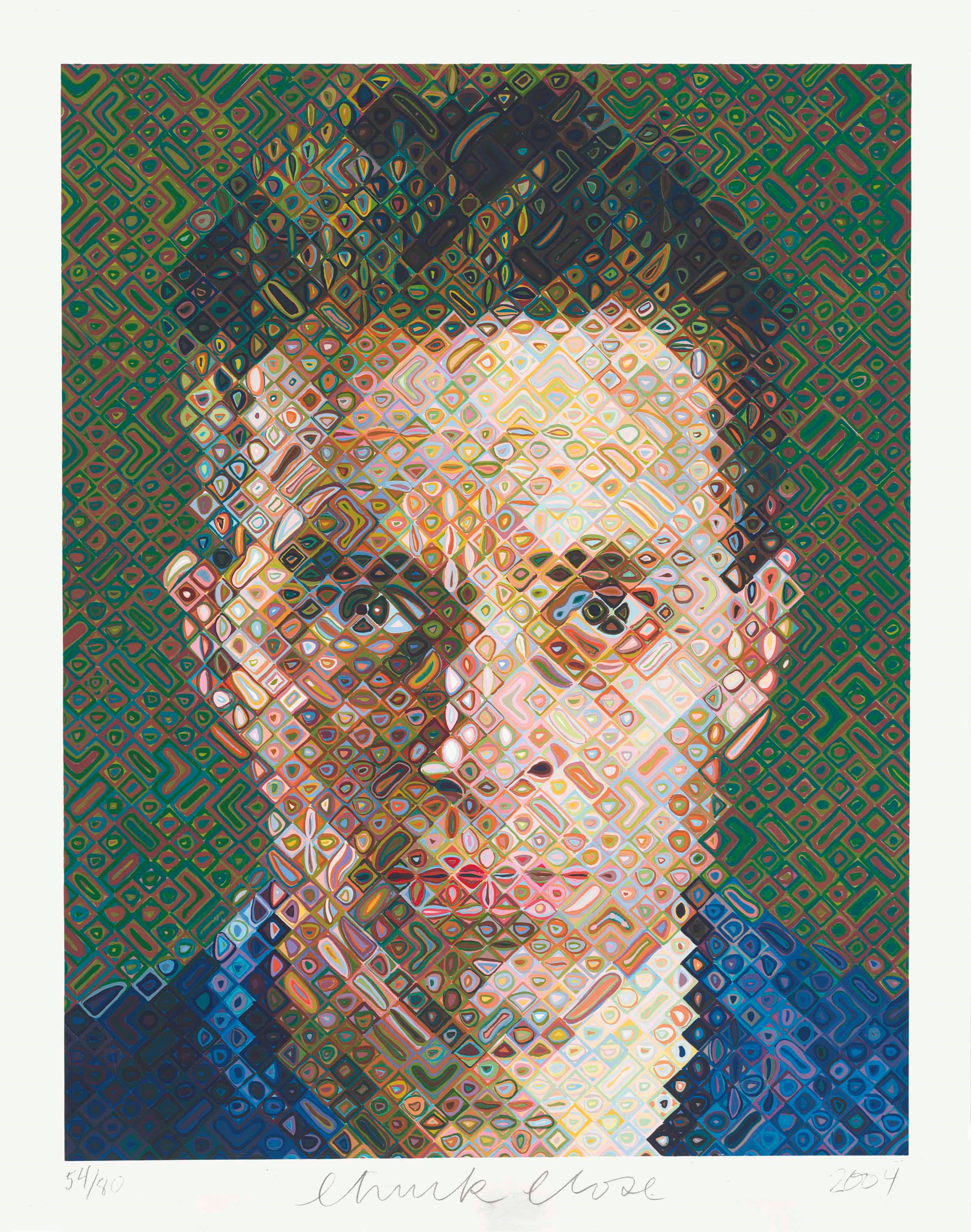 CHUCK CLOSE (B. 1940)