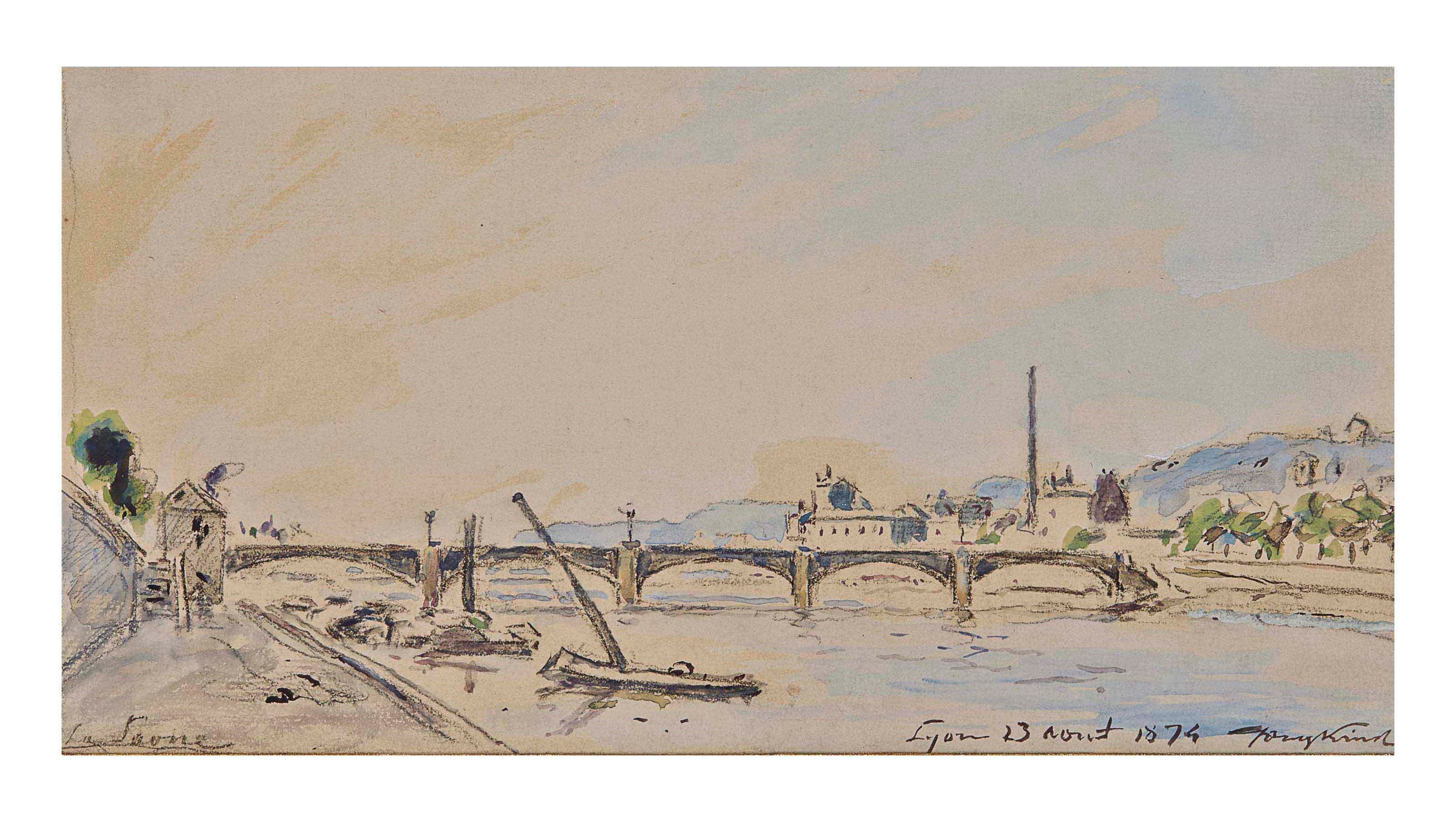 JOHAN-BARTHOLD JONGKIND (LATTROP 1819-1891 LA CÔTE-SAINT-ANDRÉ)