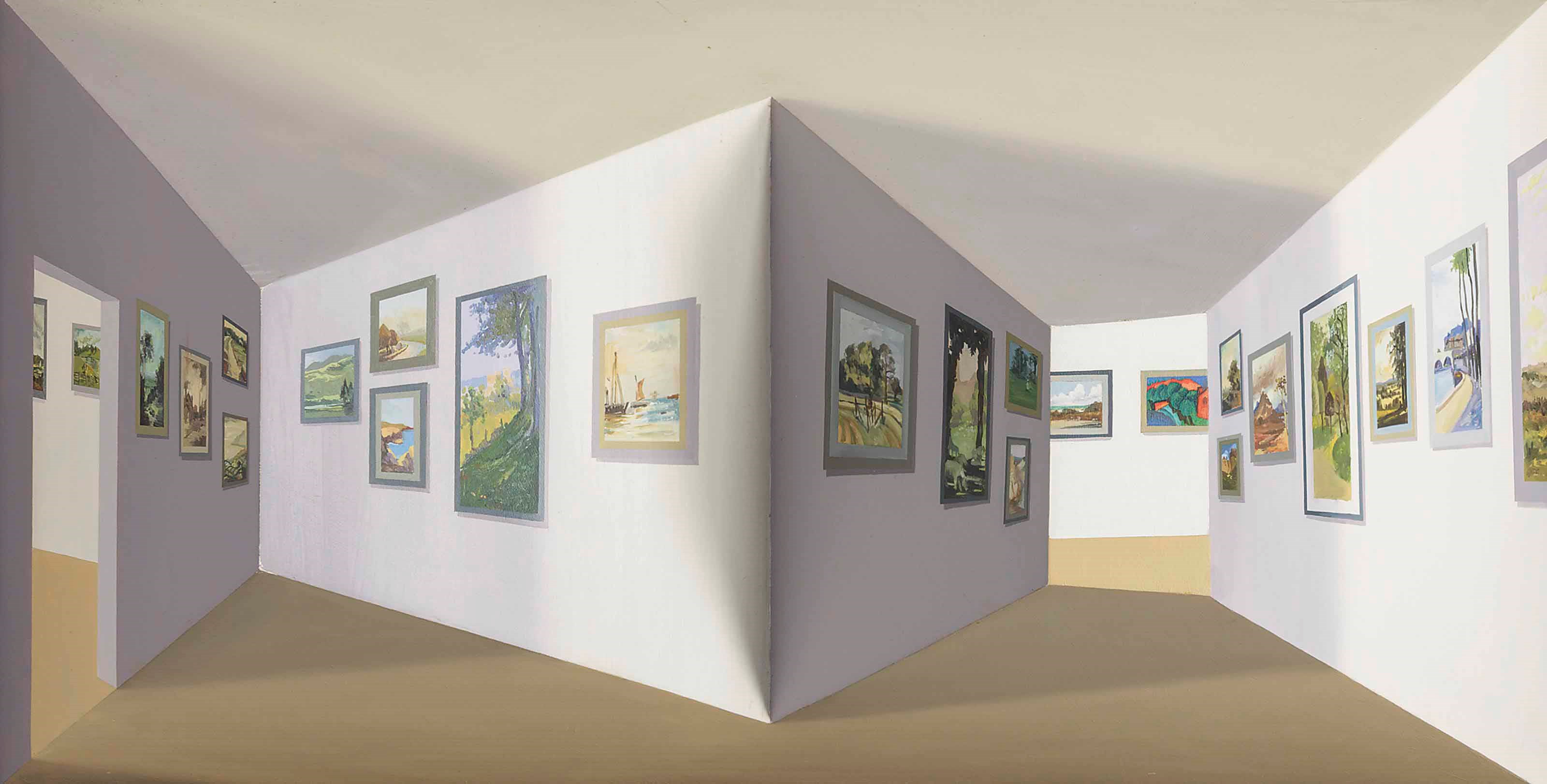 Patrick Hughes (b. 1939)