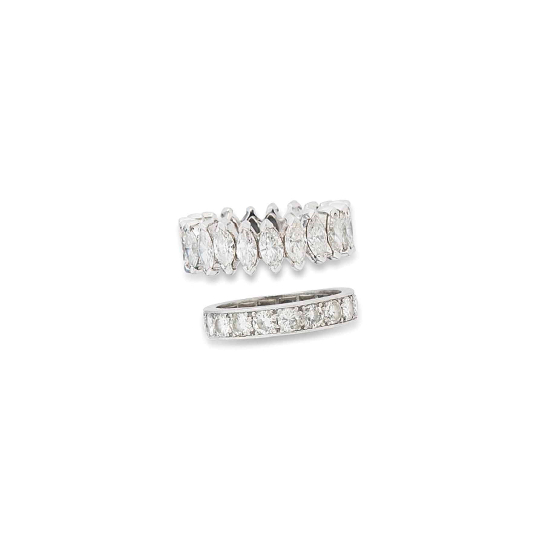 TWO DIAMOND ETERNITY RINGS