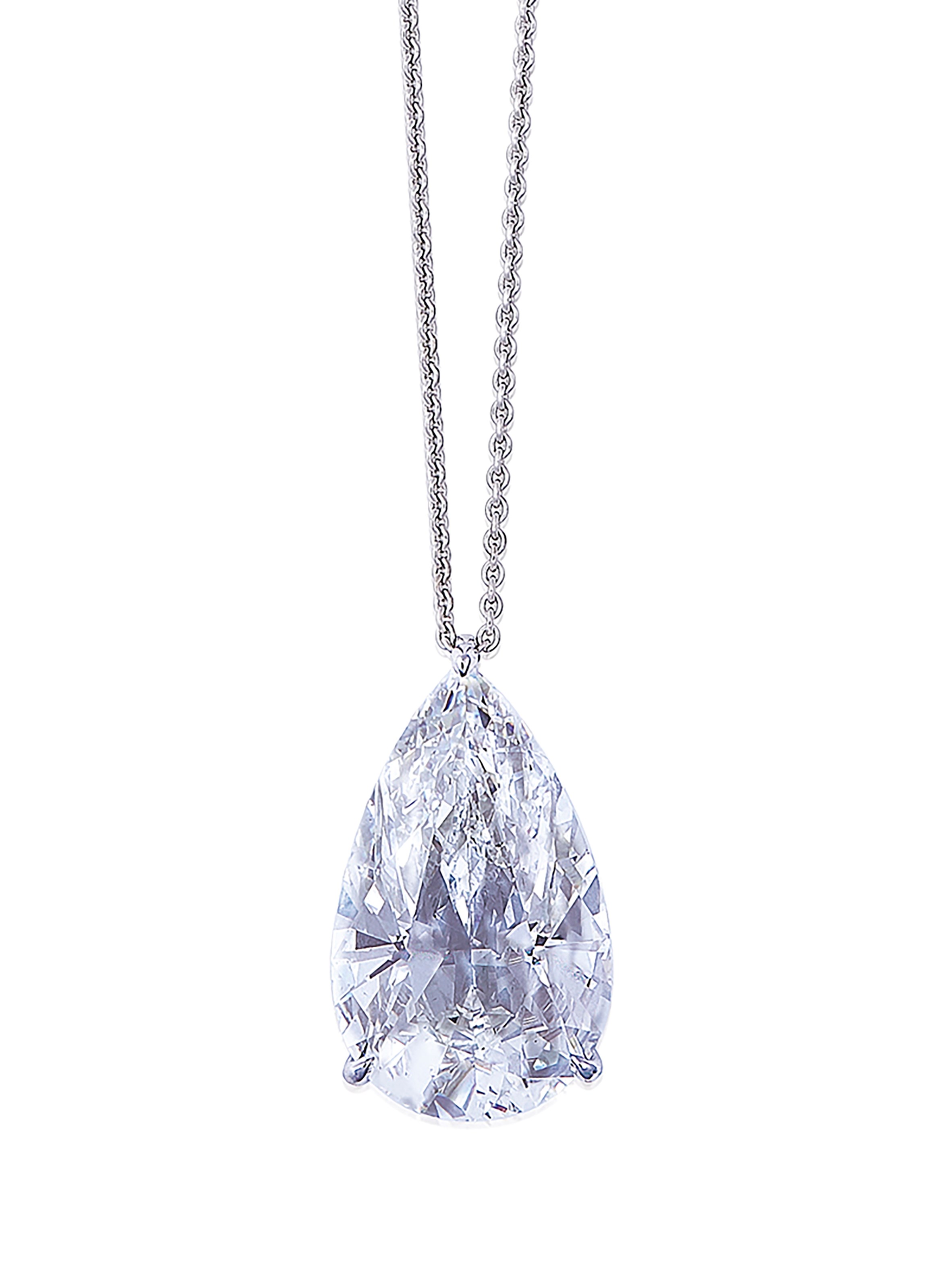 A DIAMOND PENDENT NECKLACE