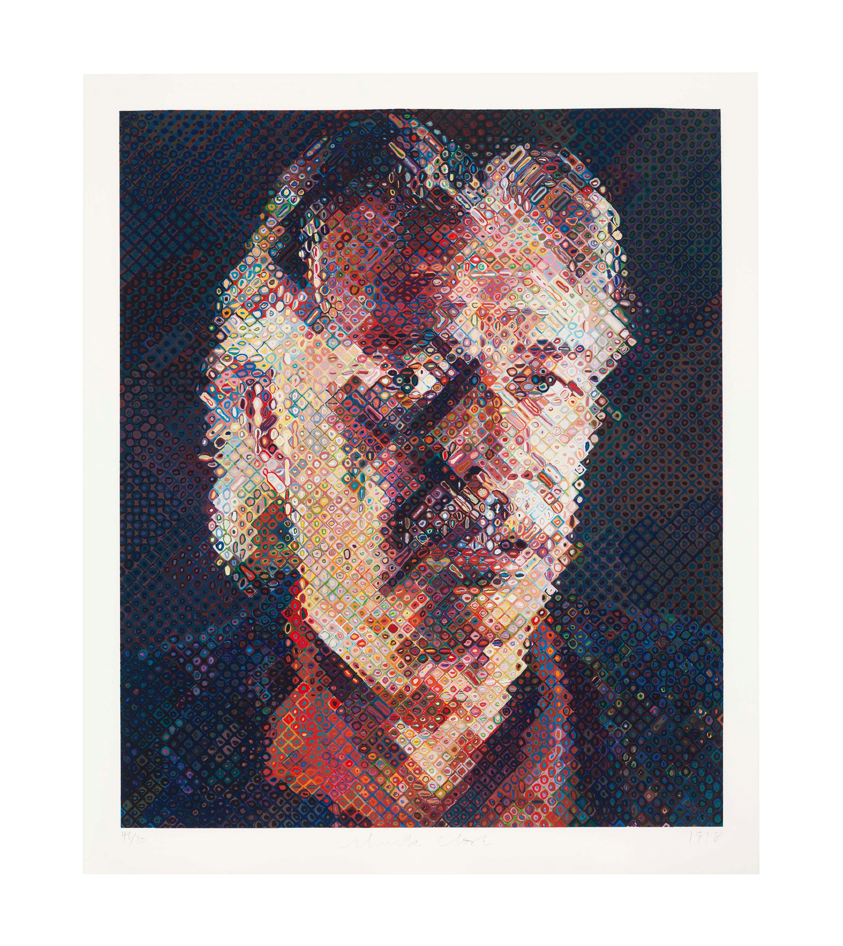 CHUCK CLOSE (B. 1940)
