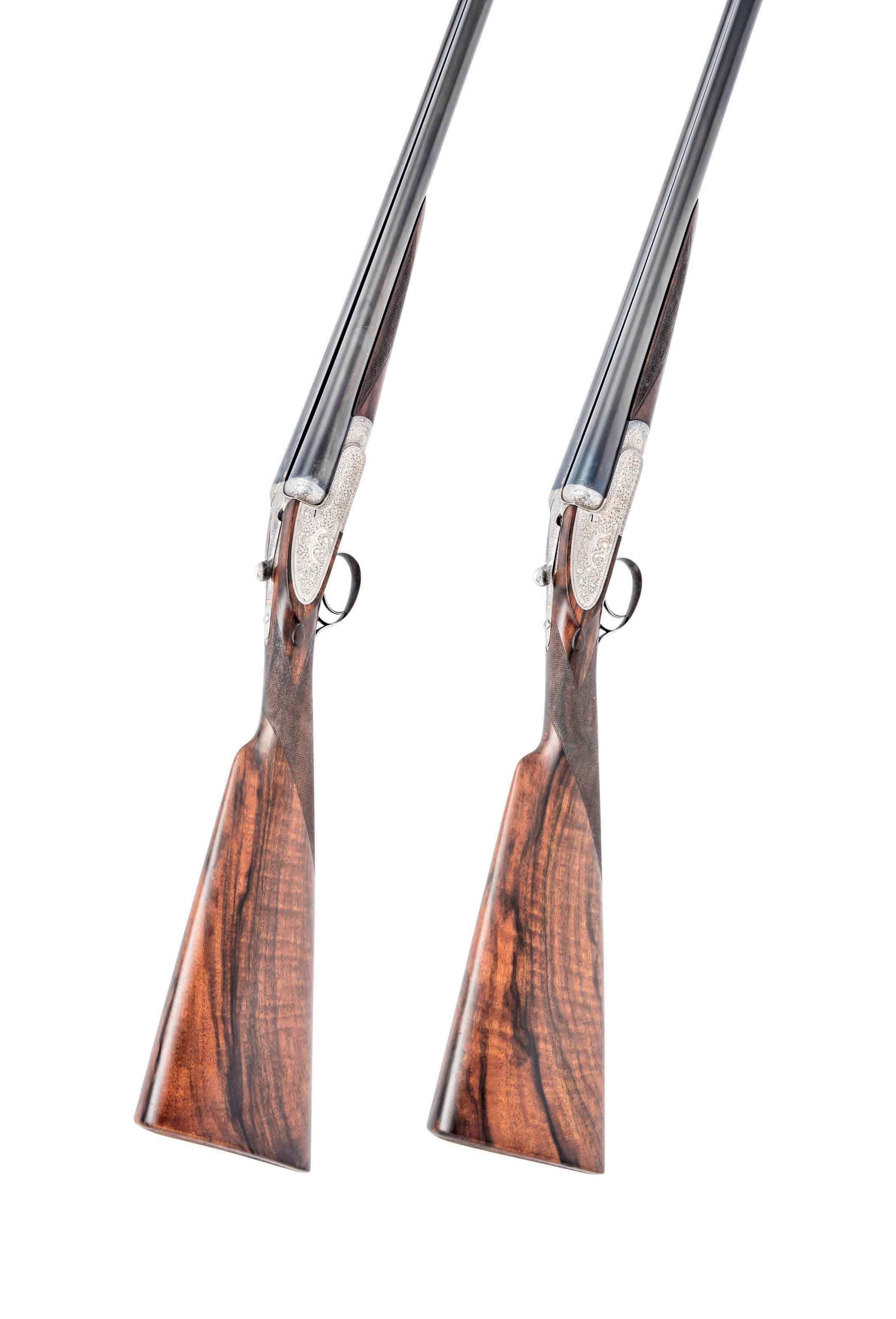 A PAIR OF 12-BORE 'ROYAL' SINGLE-TRIGGER SIDELOCK EJECTORS