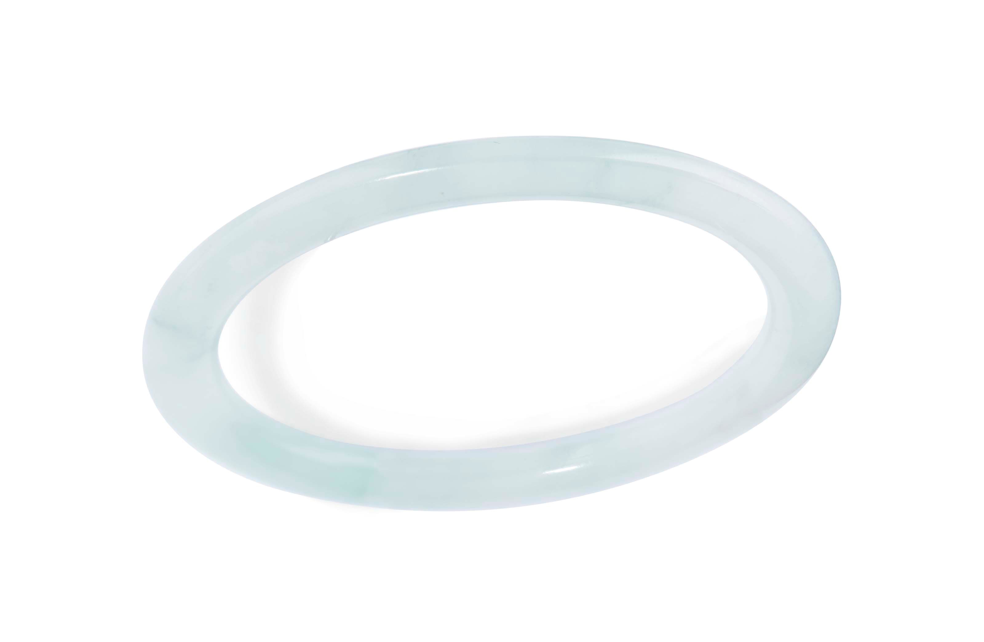 A JADEITE JADE BANGLE