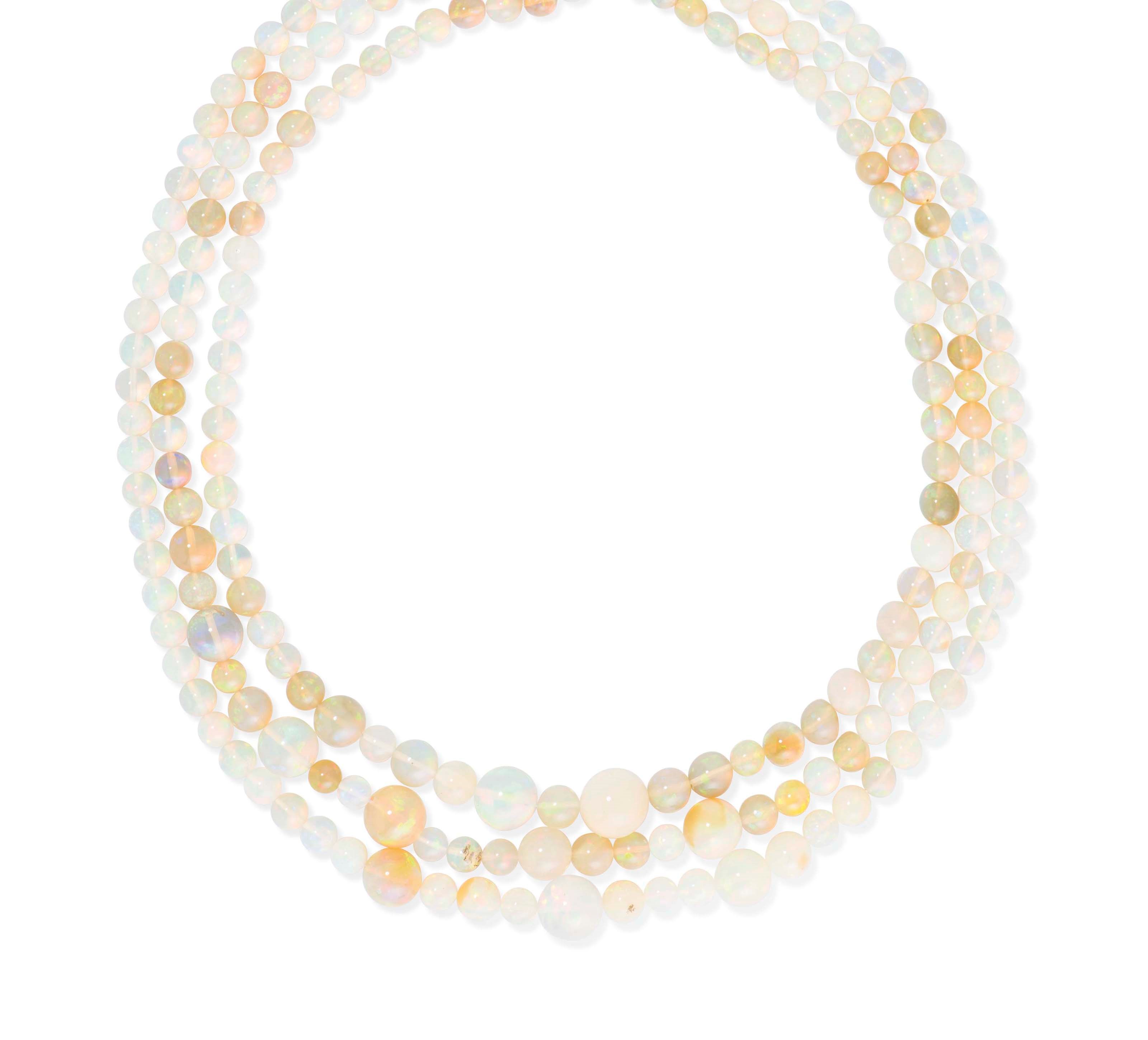 AN OPAL NECKLACE
