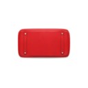 A ROUGE GARANCE CLÉMENCE LEATHER BIRKIN 35 WITH PALLADIUM HARDWARE
