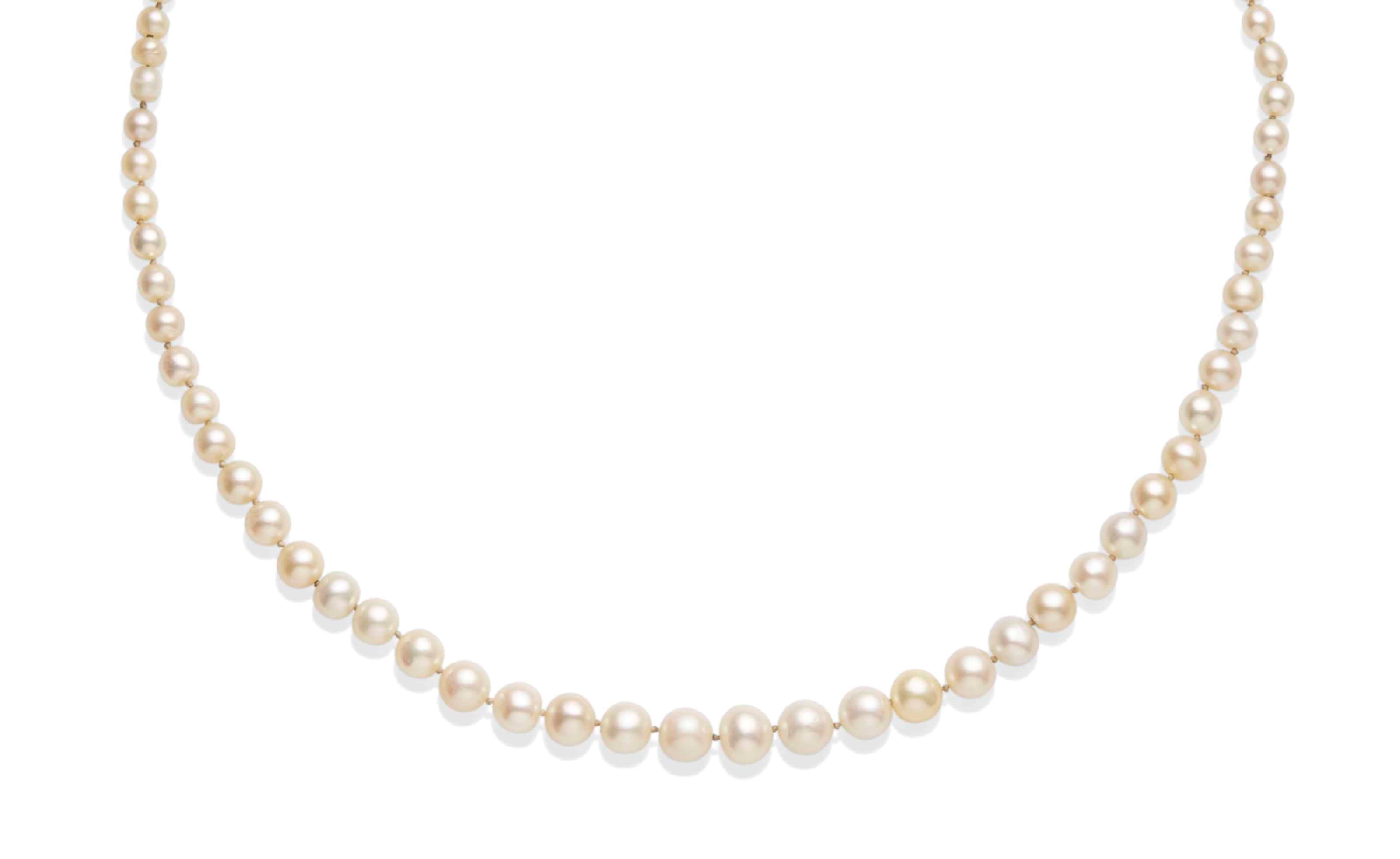 COLLIER PERLES FINES