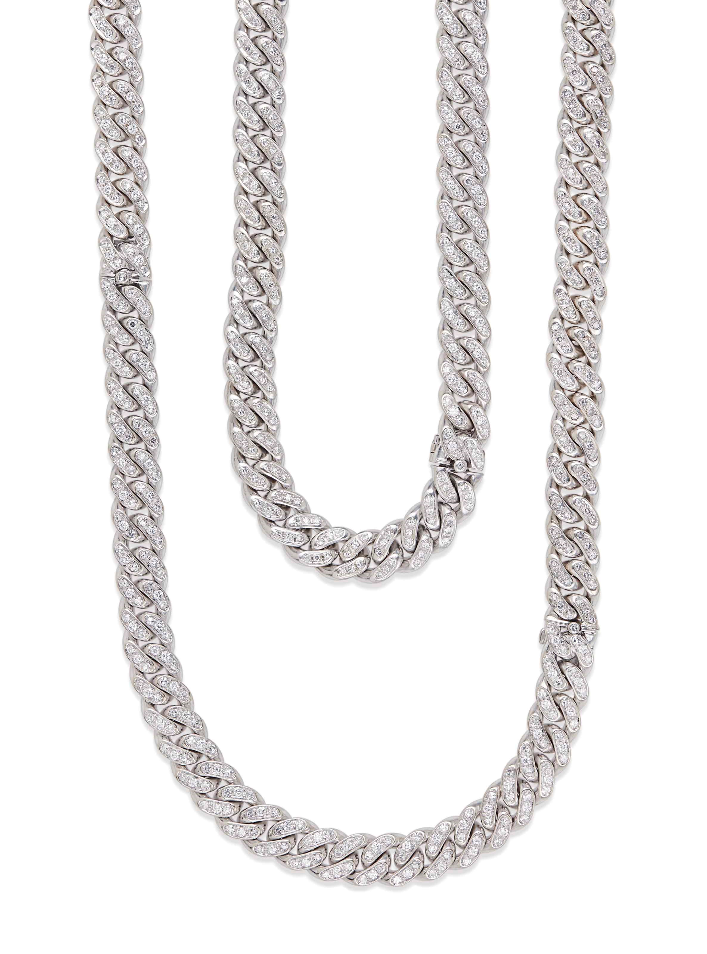 SAUTOIR DIAMANTS, PAR PEDERZANI