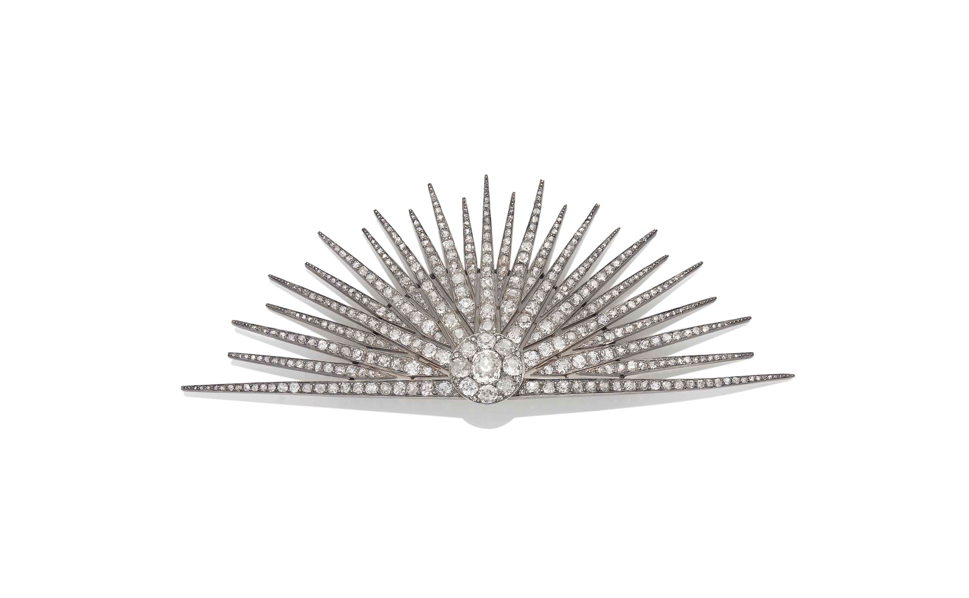 BROCHE DIAMANTS
