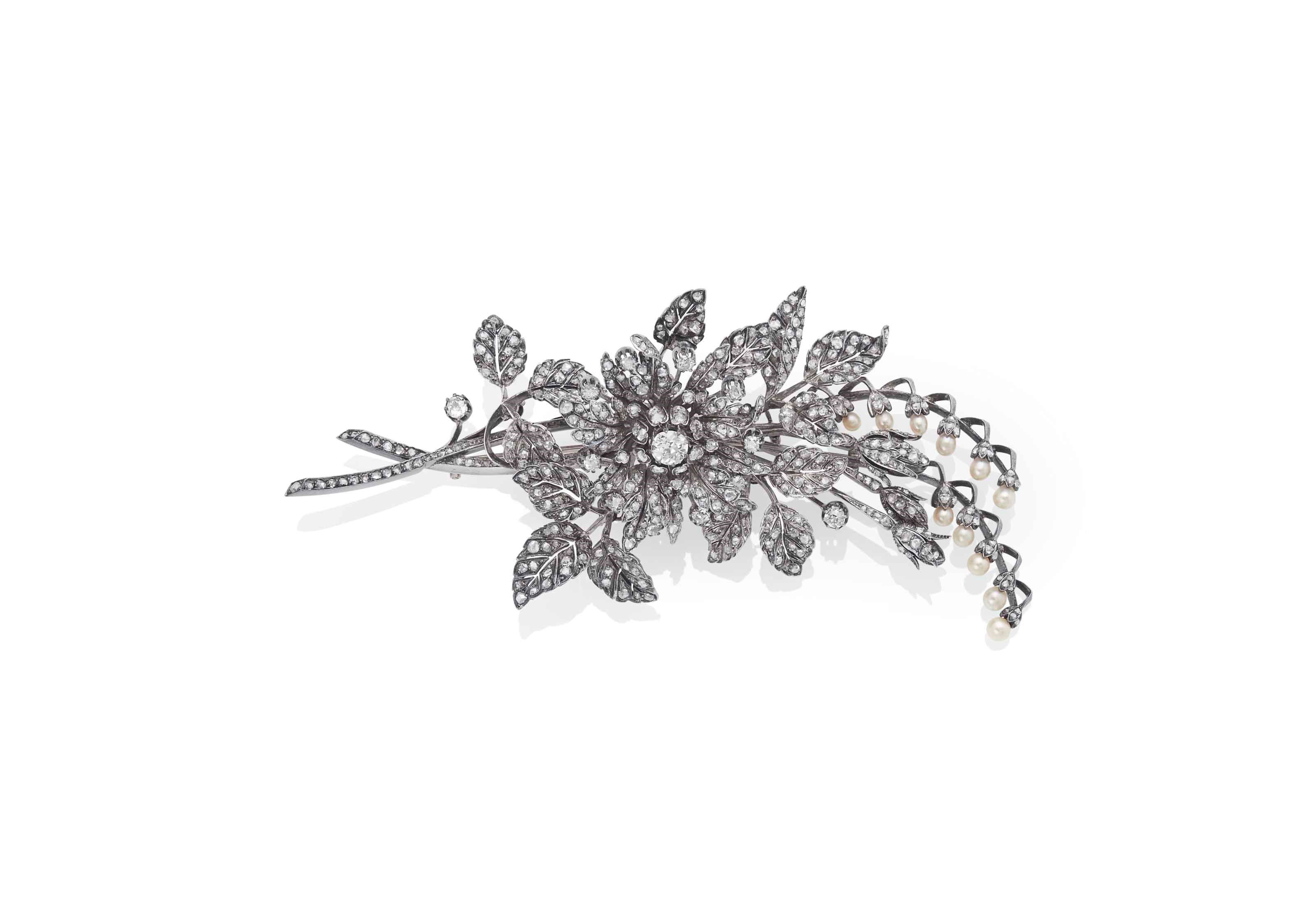 BROCHE DIAMANTS