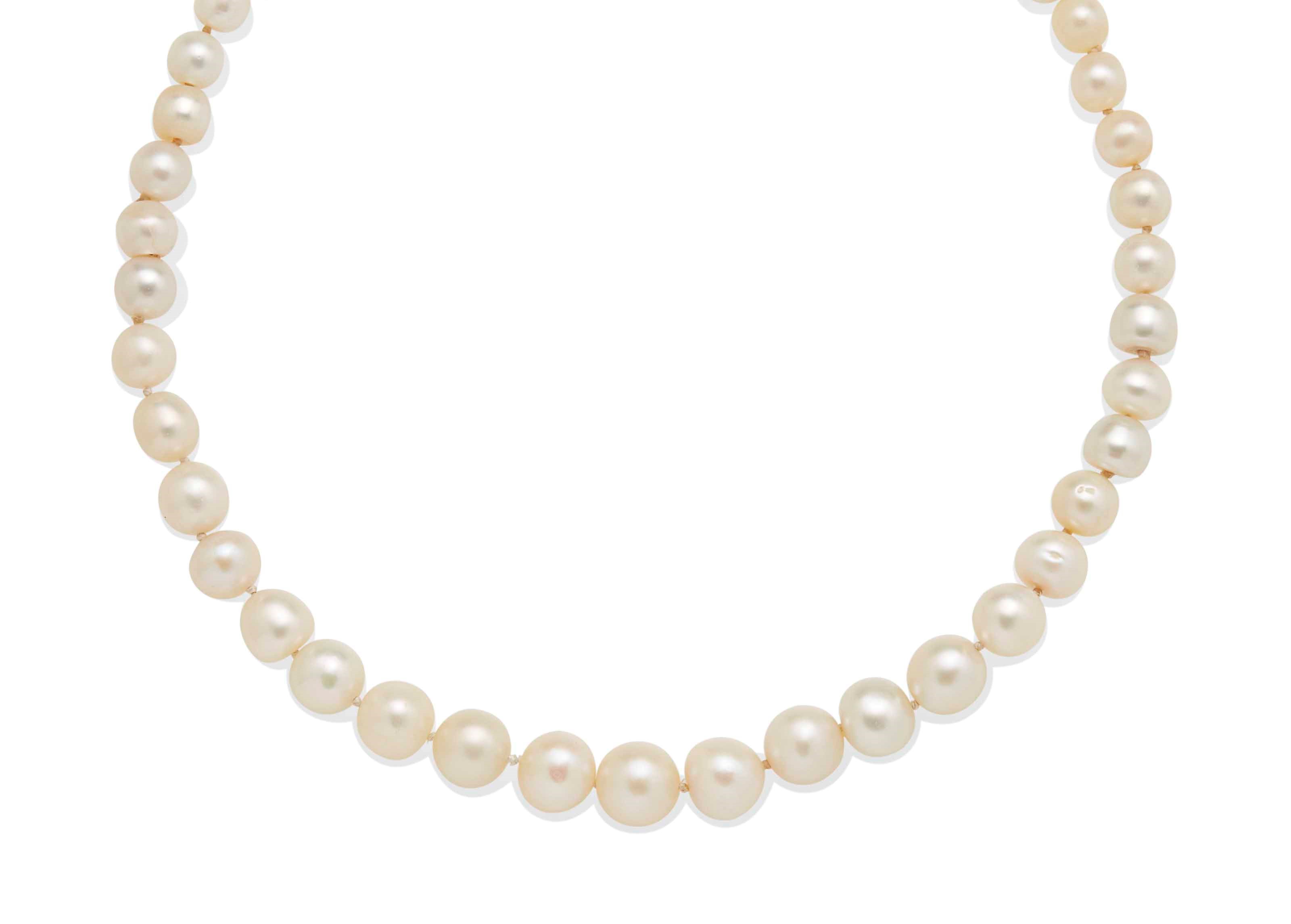 COLLIER PERLES FINES