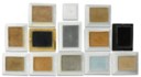 A SET OF THIRTEEN PORCELAIN ASHTRAYS