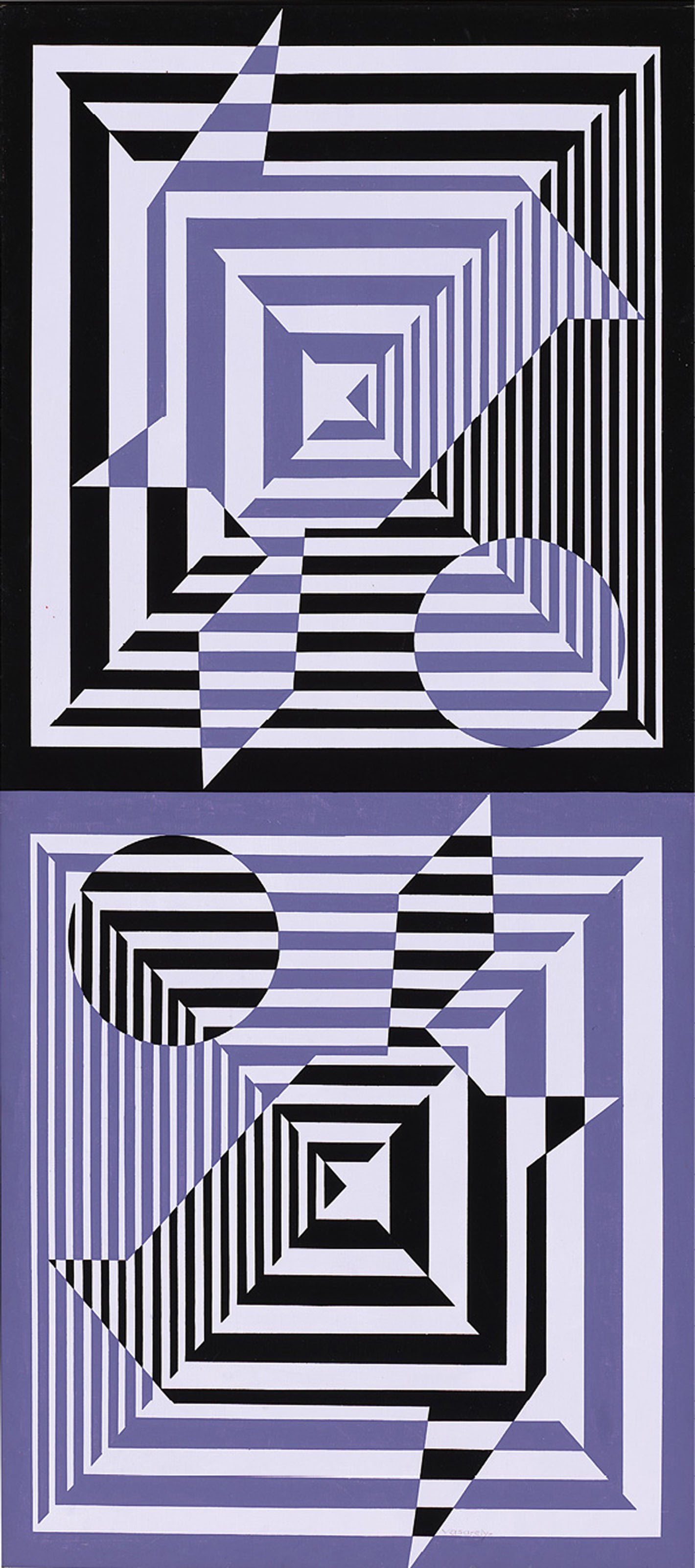维克托• 瓦萨雷里 ( 法国， 1906 - 1997 )