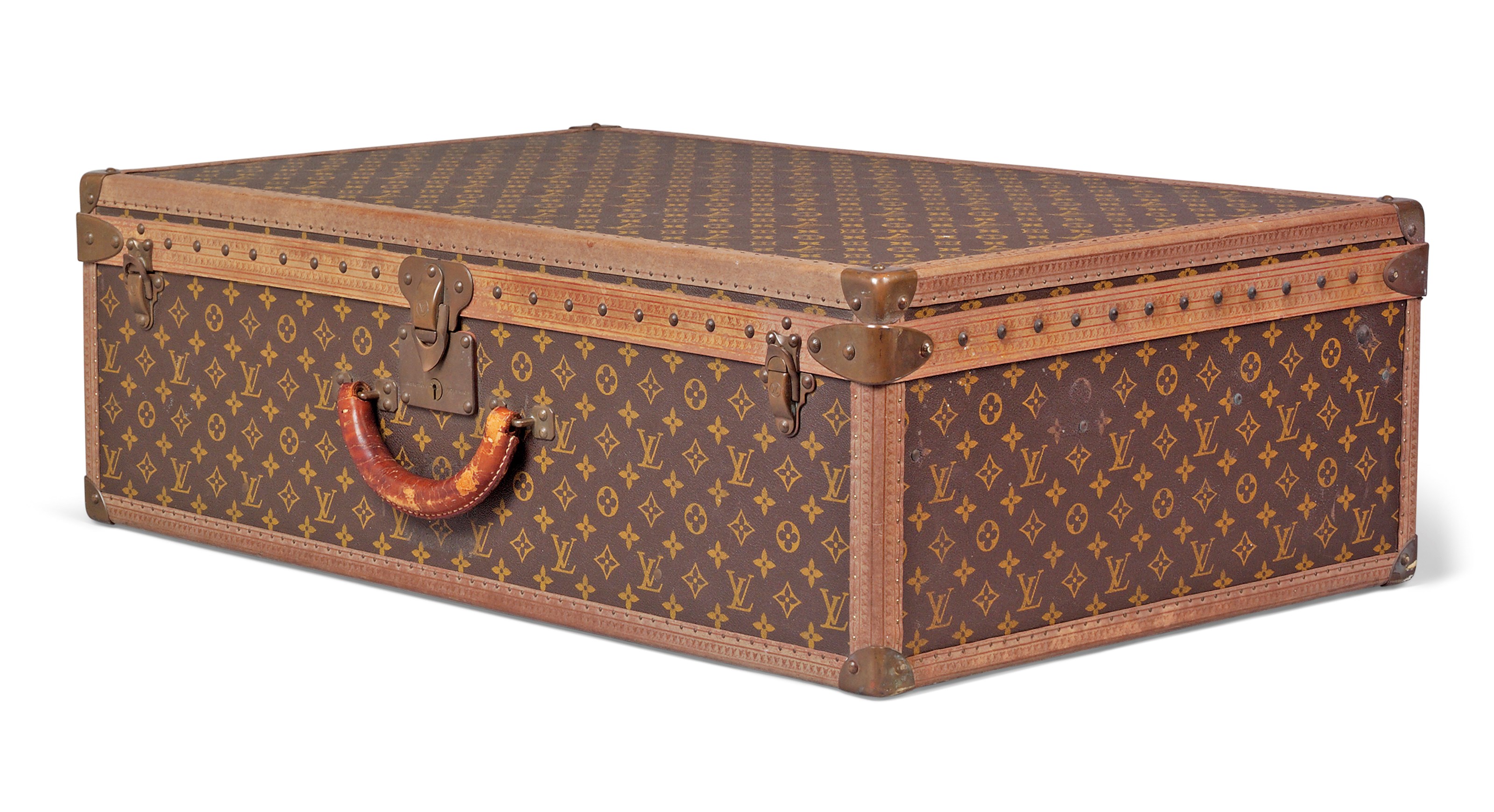 A LARGE ALZER SUITCASE
