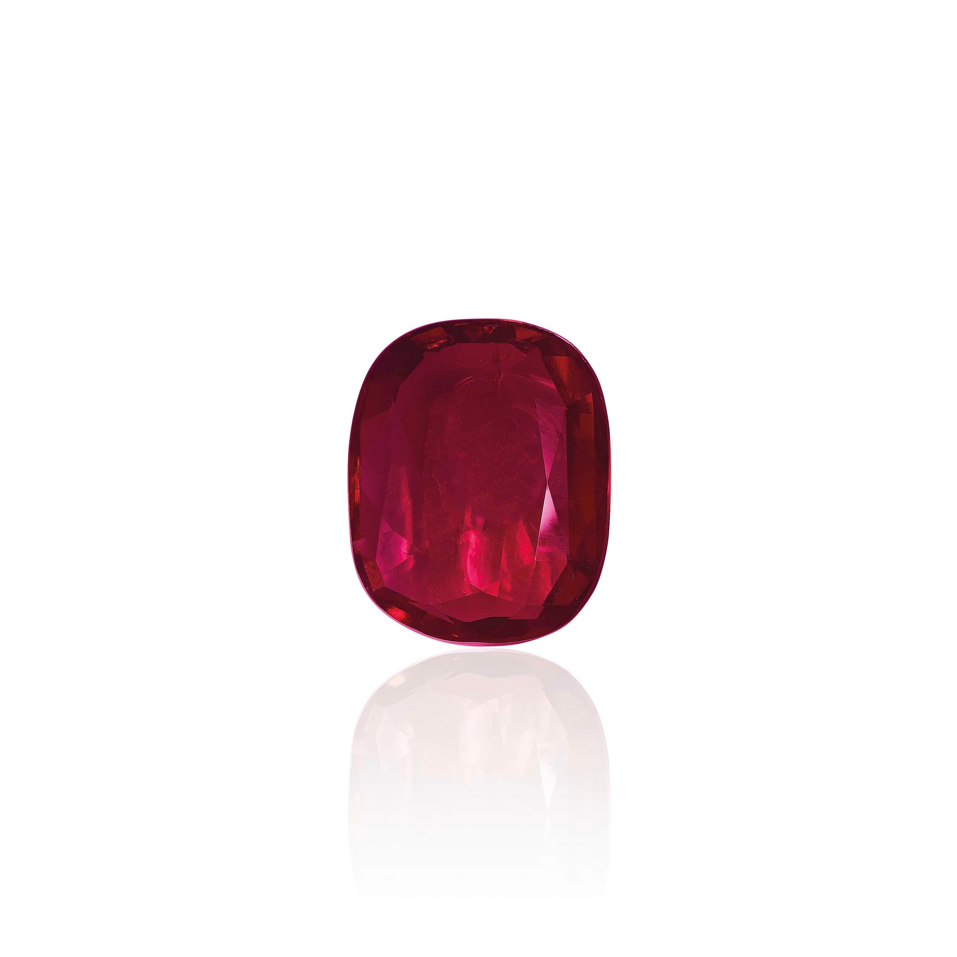 AN UNMOUNTED RUBY
