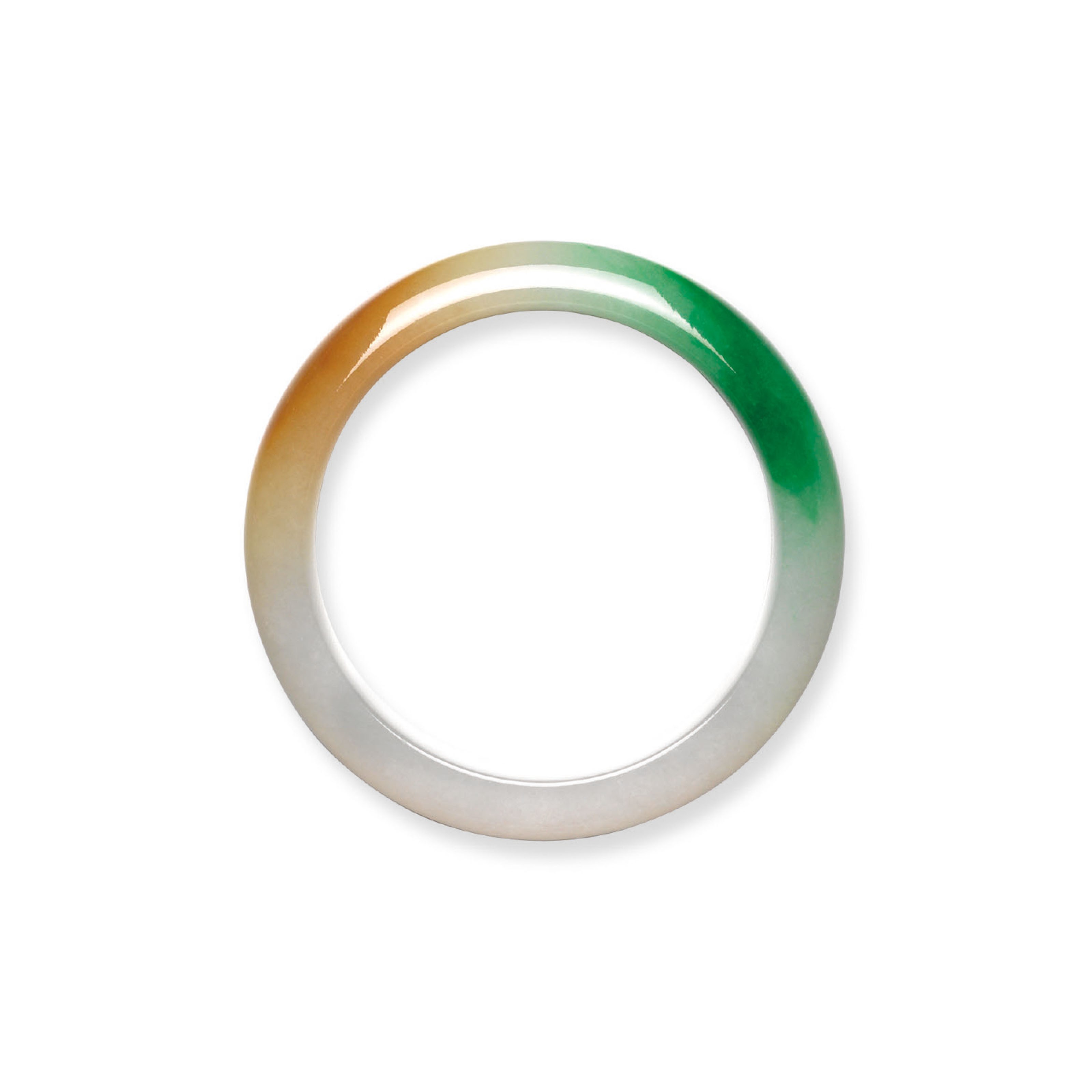 A JADEITE BANGLE