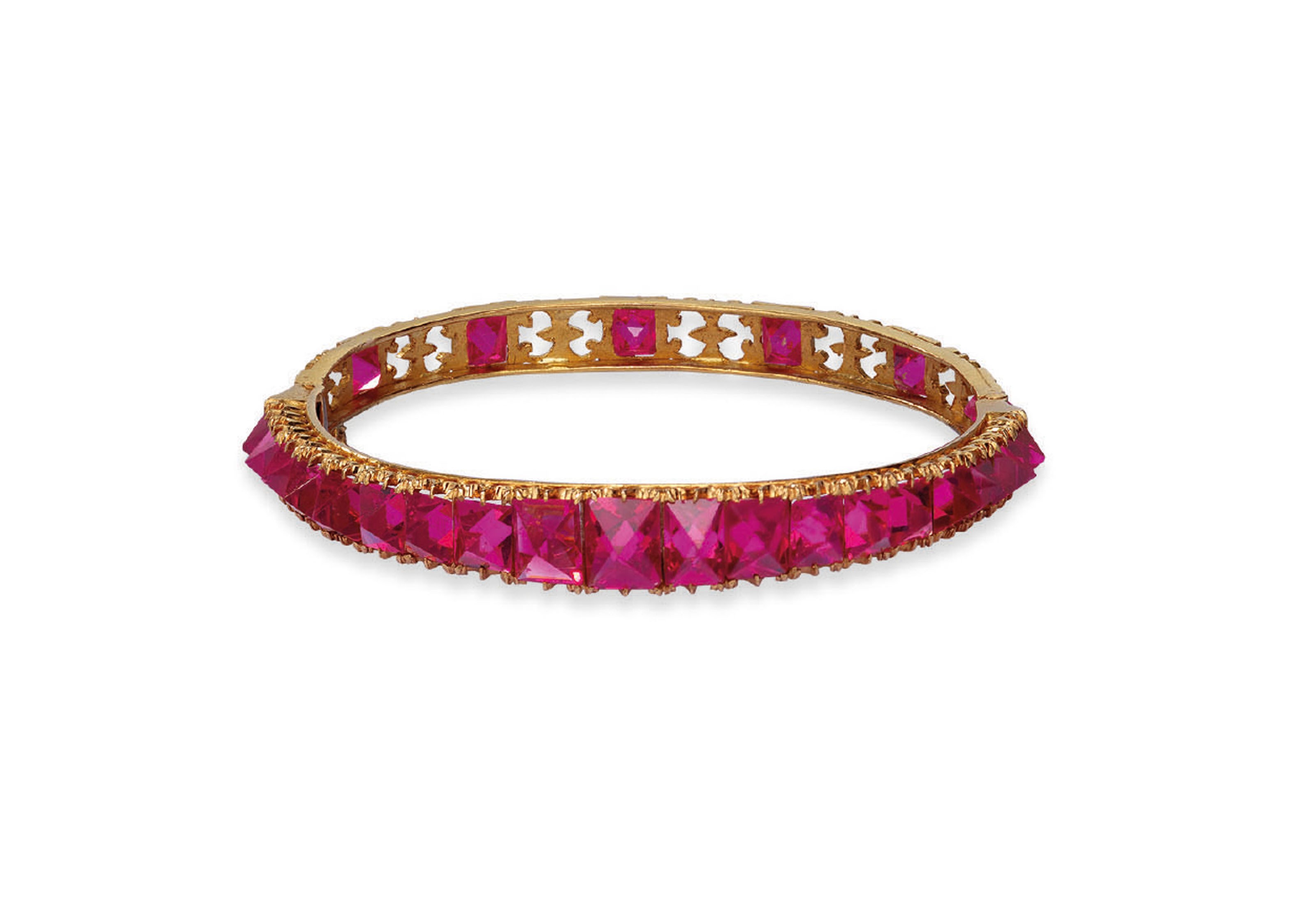 AN UNUSUAL SPINEL BANGLE
