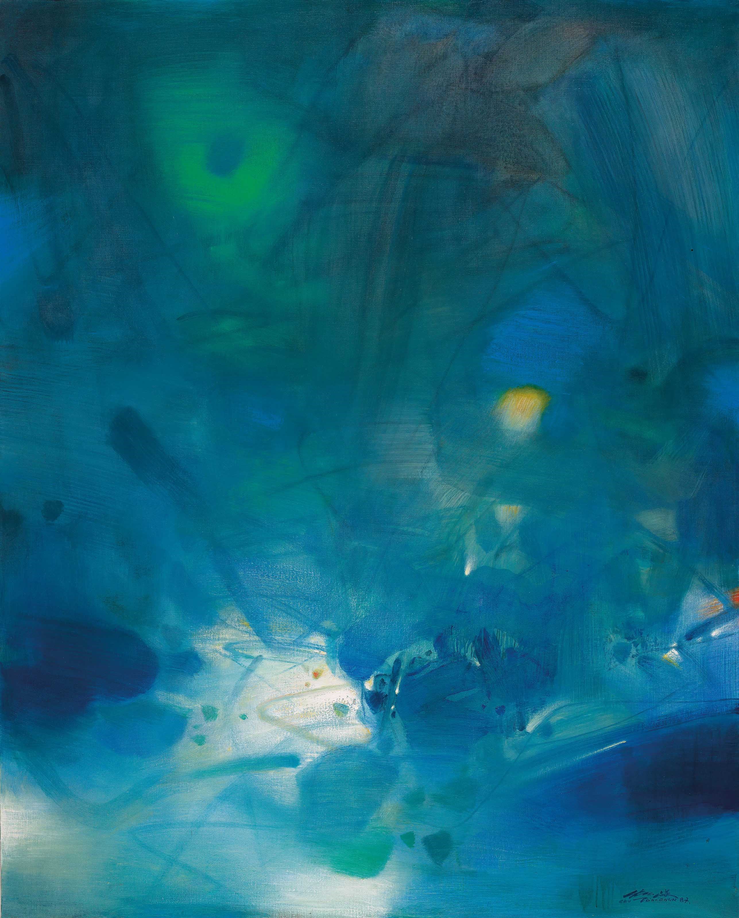 朱德群 (法國/中國, 1920-2014)