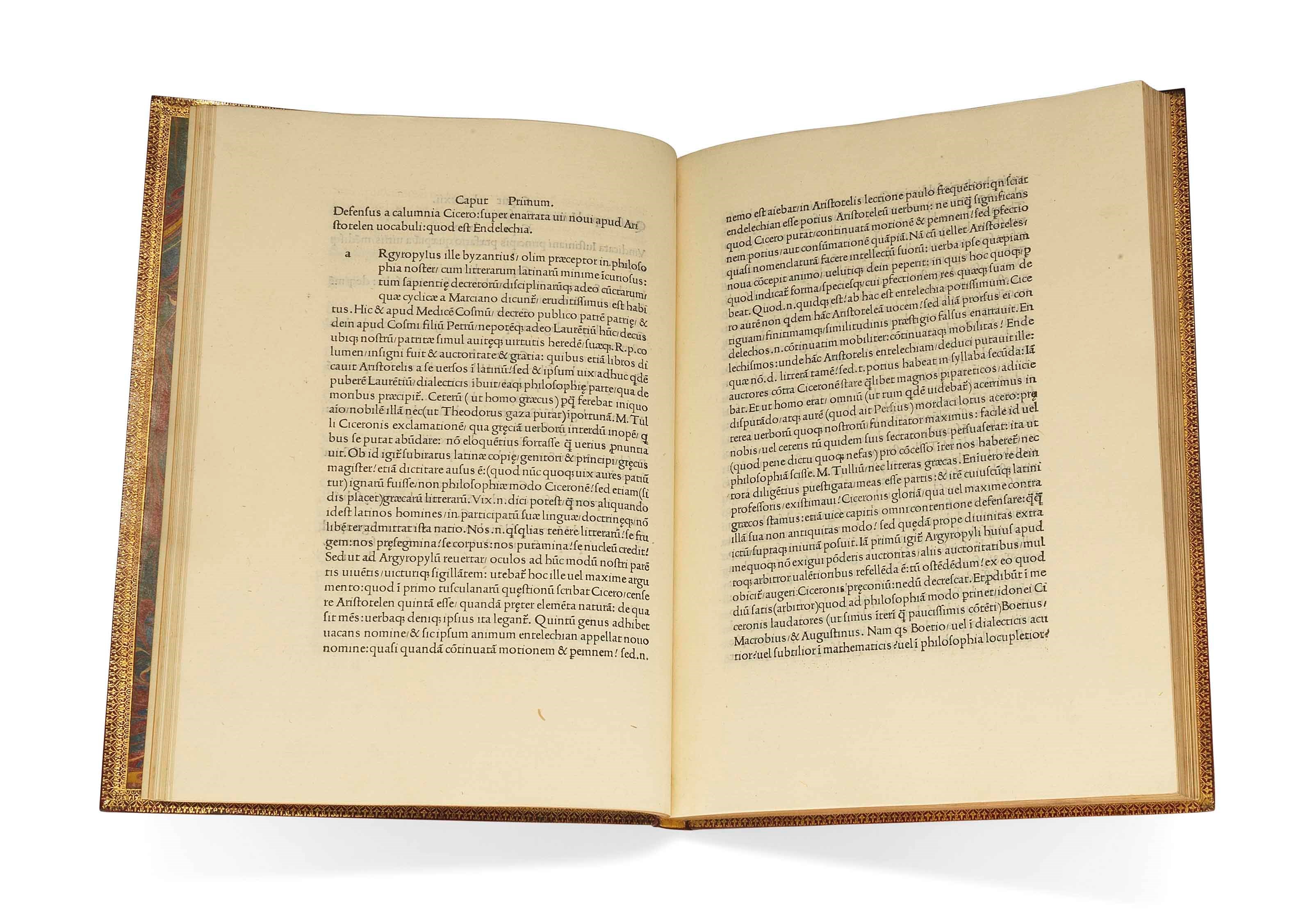 POLITIANUS, Angelo Ambrogini (1454-1494). Miscellaneorum centuria prima. Florence: Antonio di Bartolommeo Miscomini, 19 September 1489.