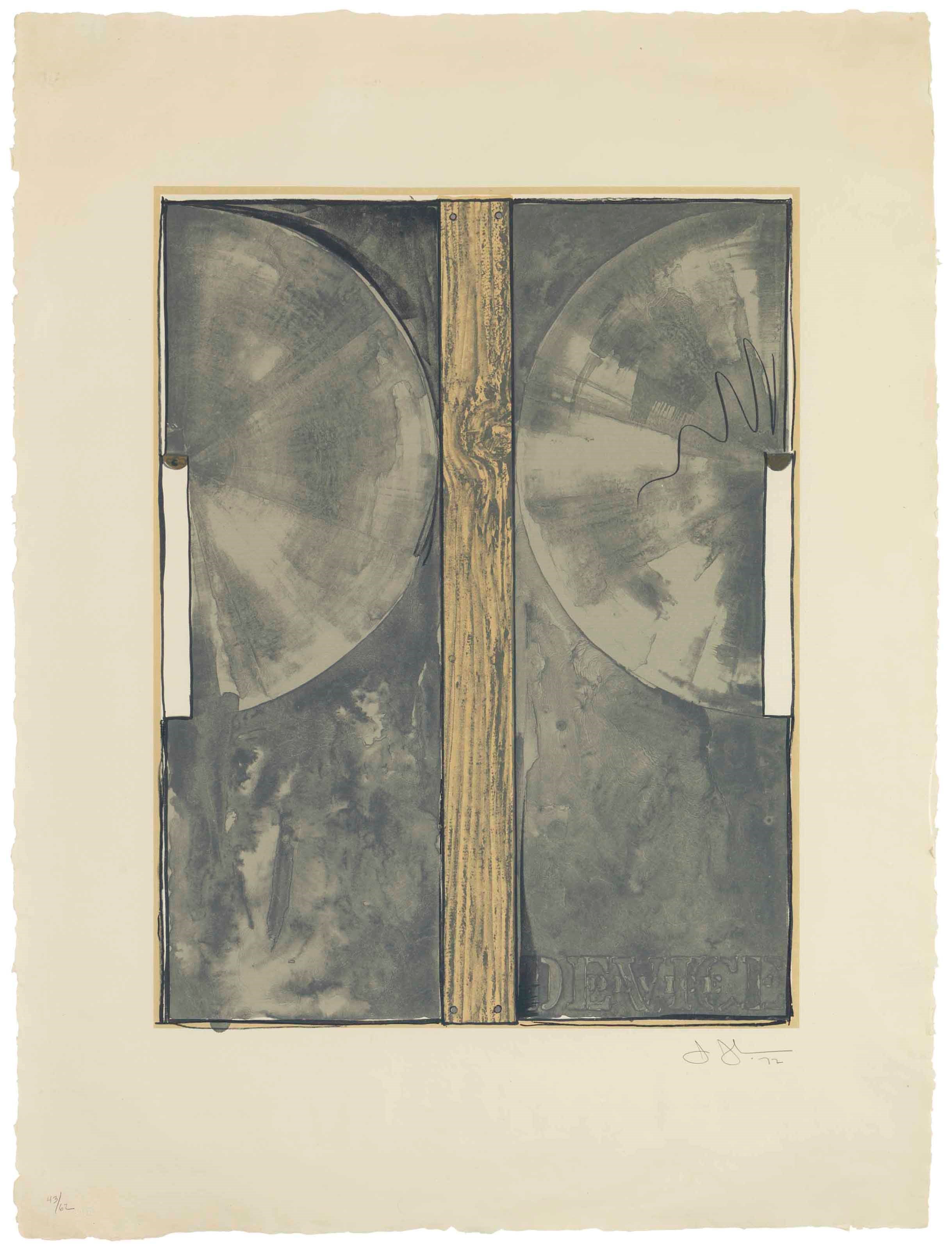 JASPER JOHNS (B. 1930)