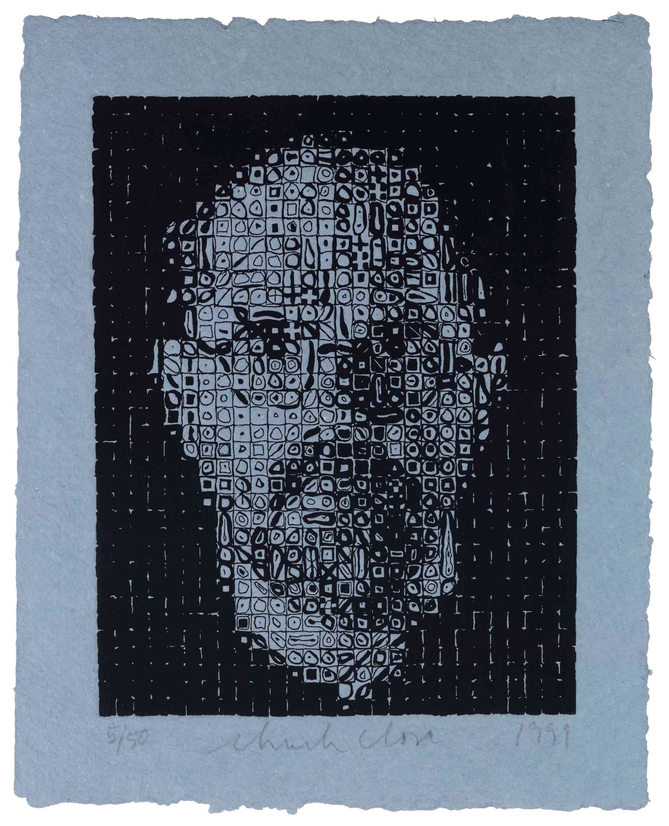 CHUCK CLOSE (B. 1940)