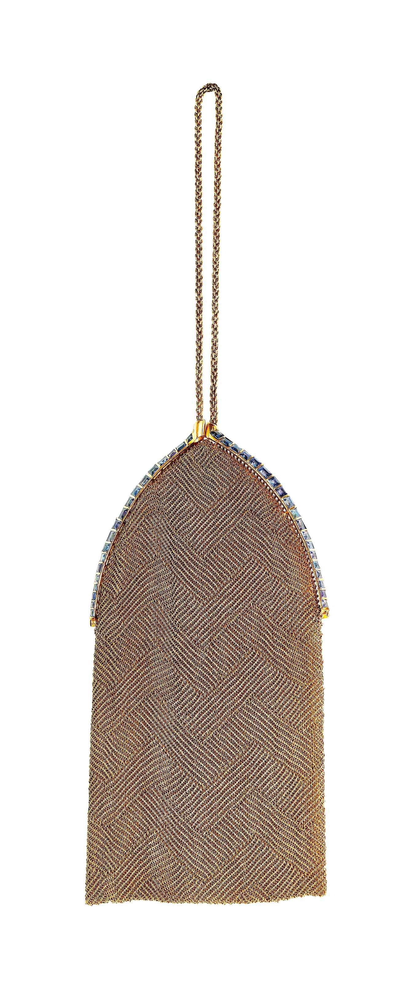 SAPPHIRE EVENING BAG