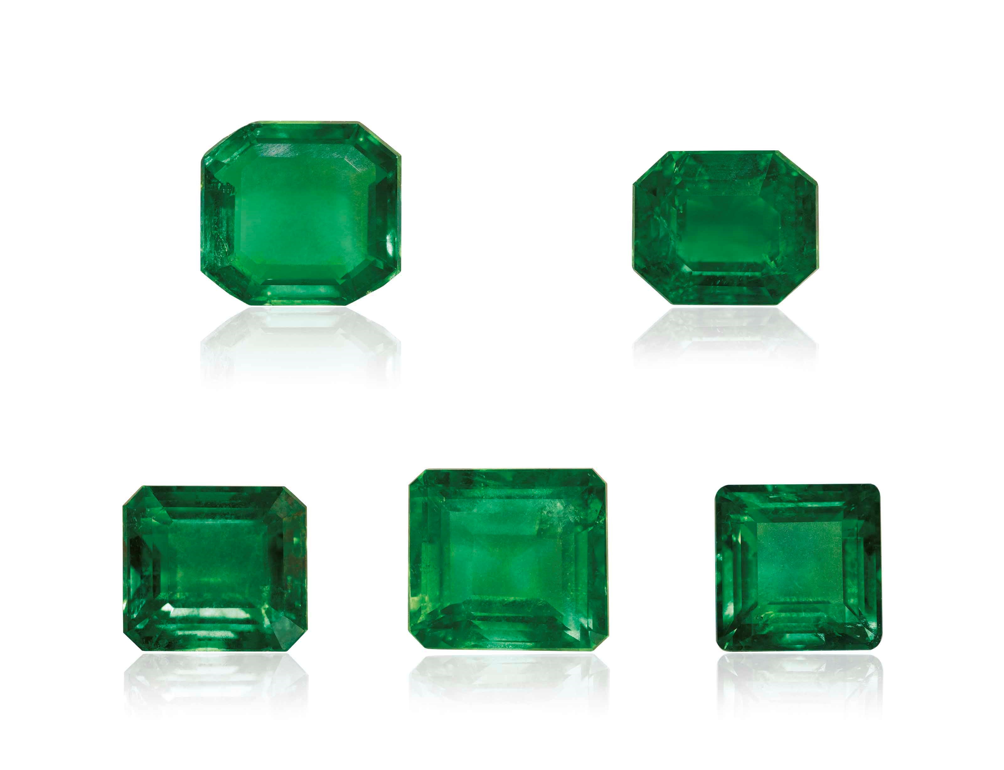 UNMOUNTED EMERALDS