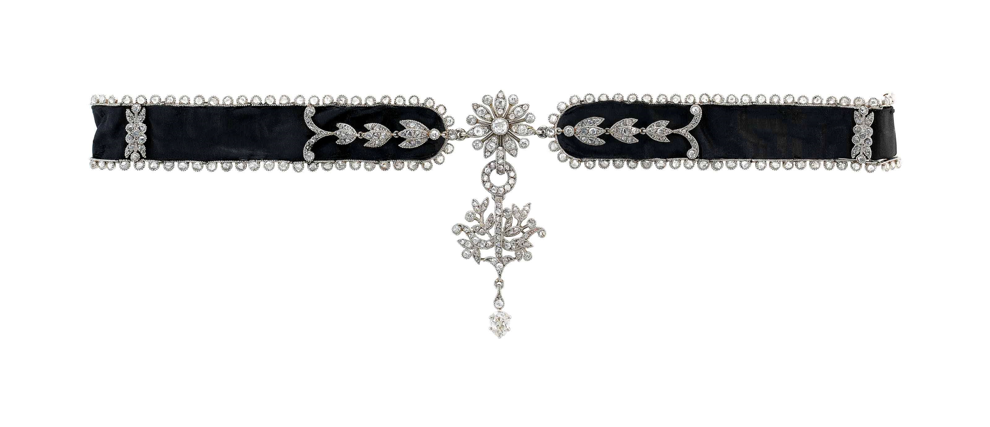 BELLE ÉPOQUE DIAMOND CHOKER, CARTIER
