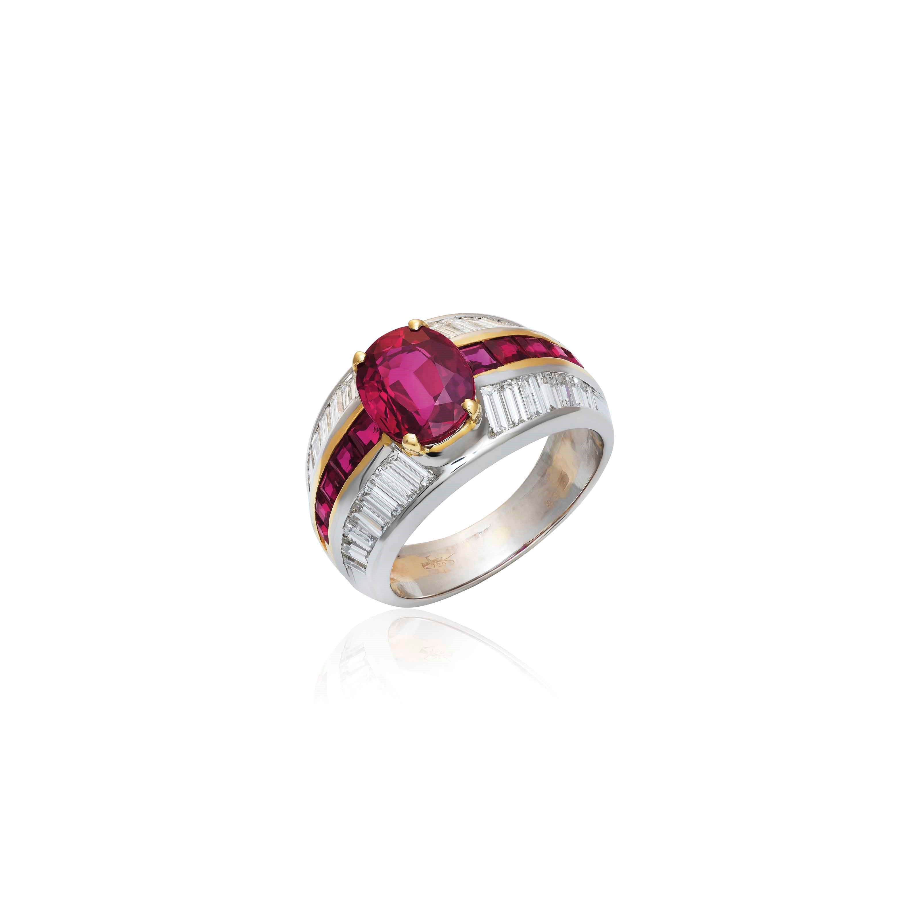RUBY AND DIAMOND RING