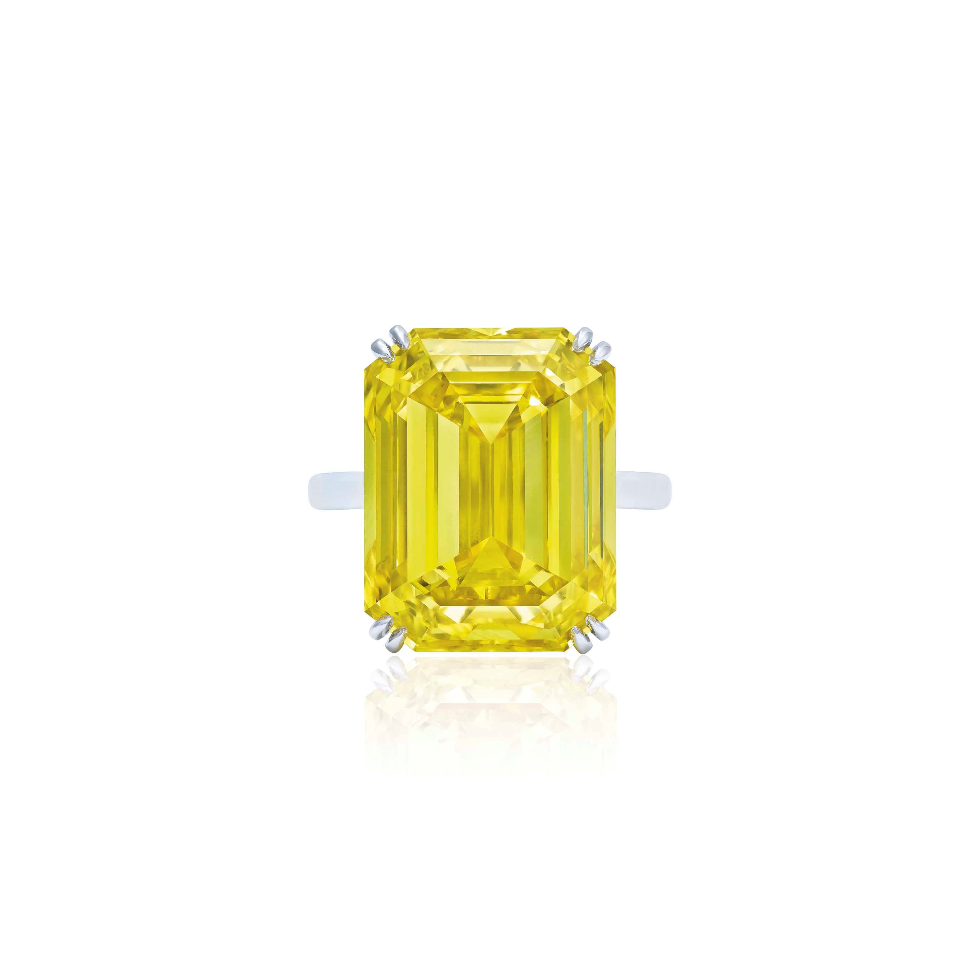 SENSATIONAL COLOURED DIAMOND RING