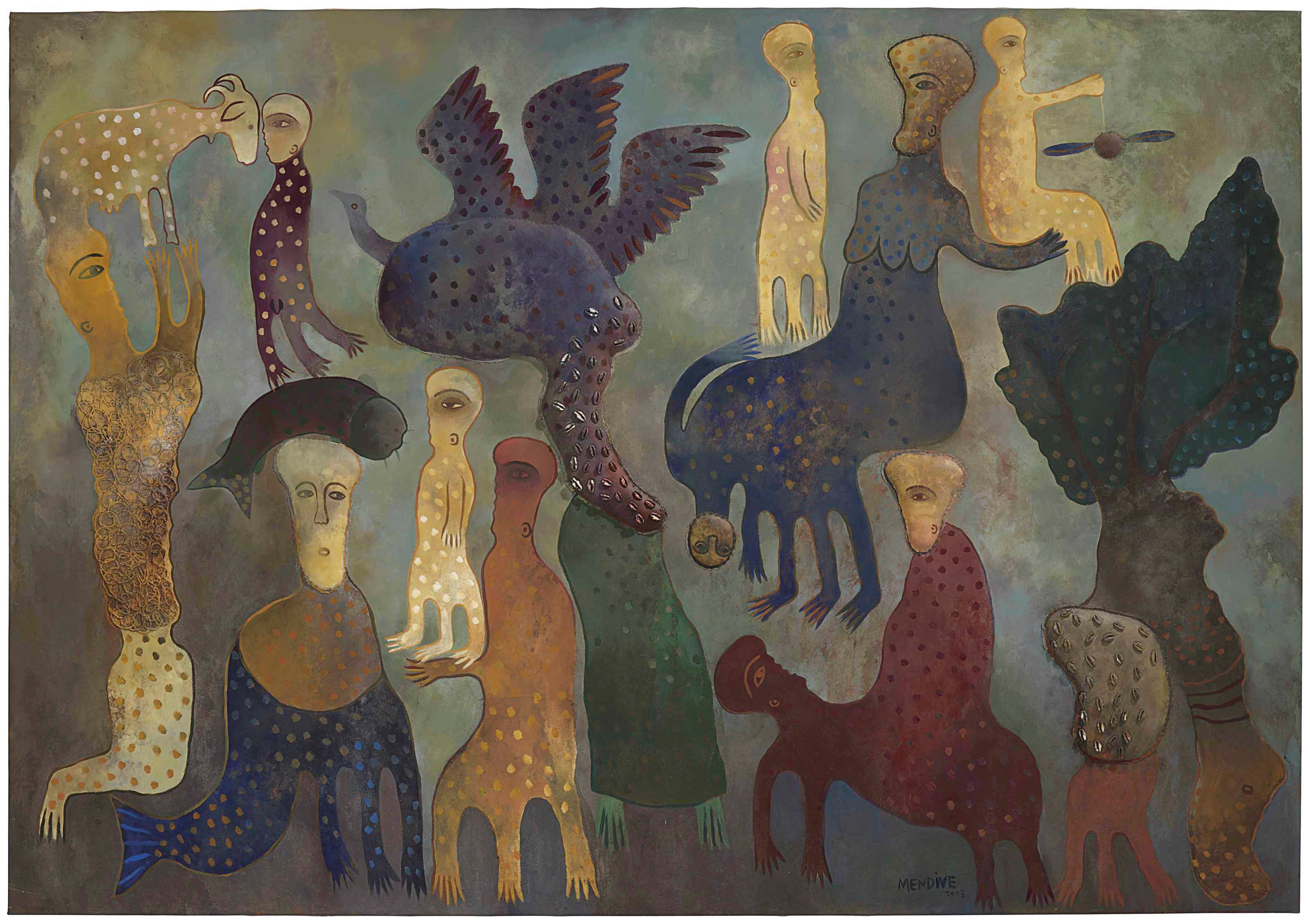 Manuel Mendive (b. 1944)