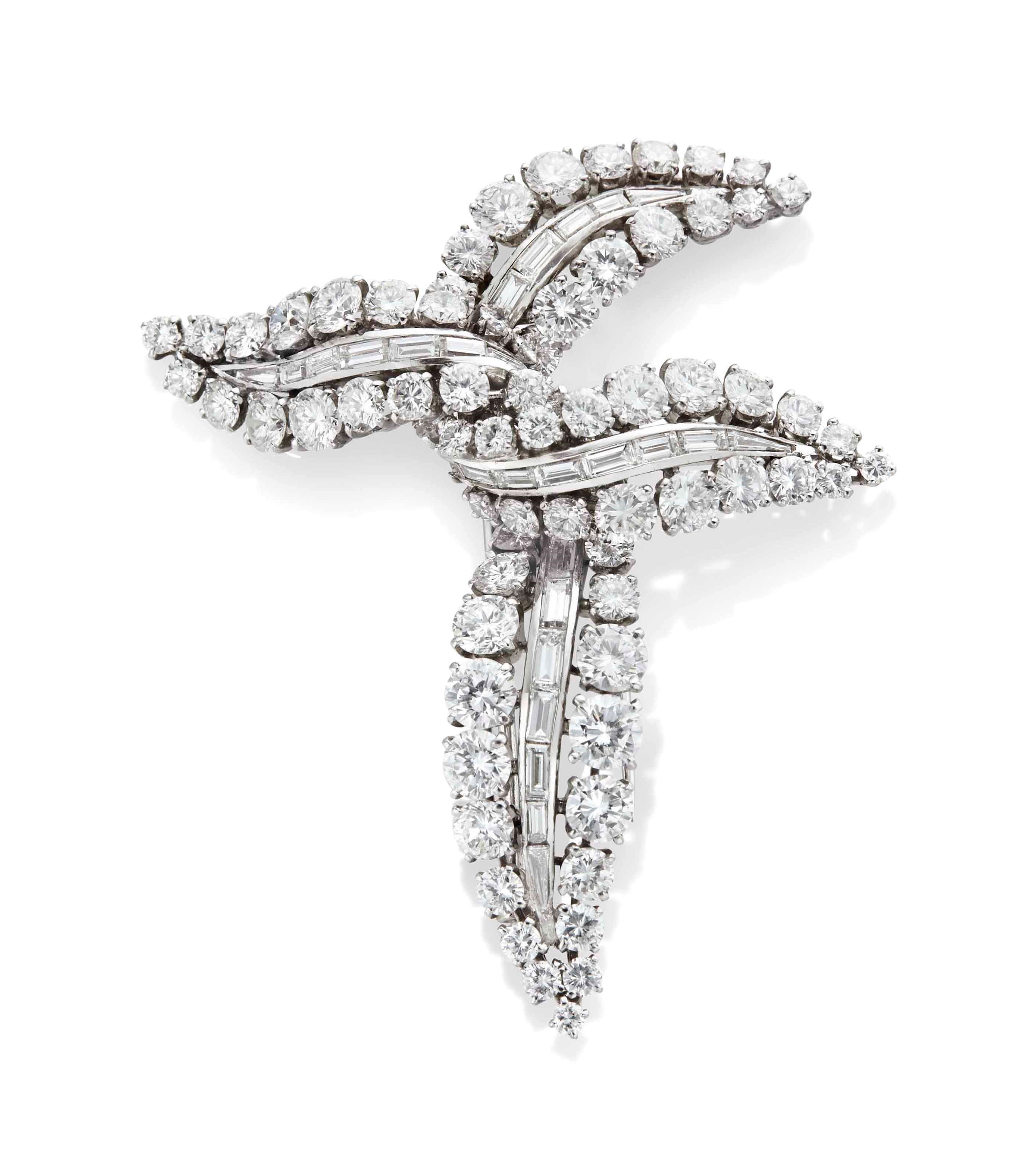 BROCHE DIAMANTS, PAR BOUCHERON