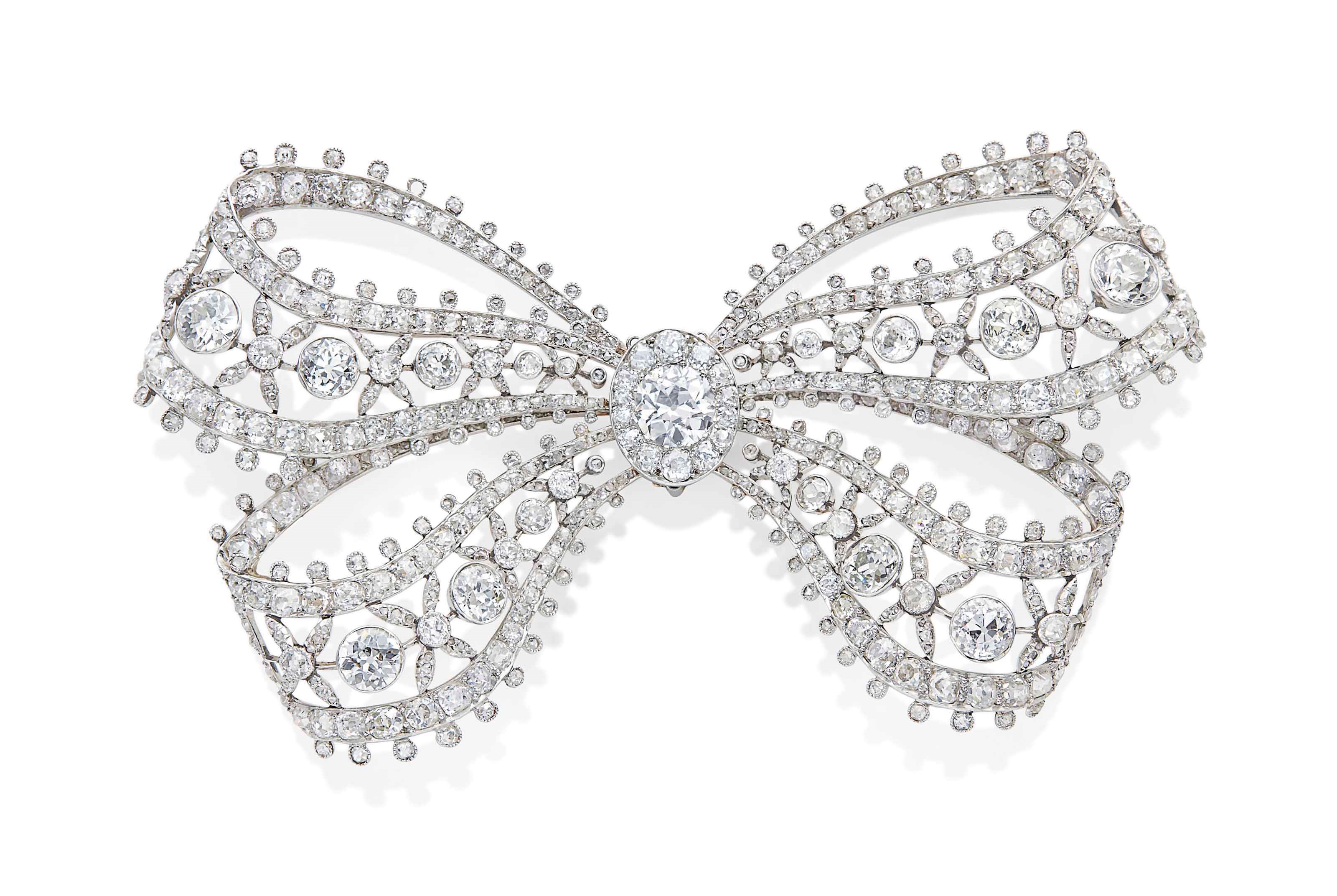 BROCHE BELLE ÉPOQUE DIAMANTS