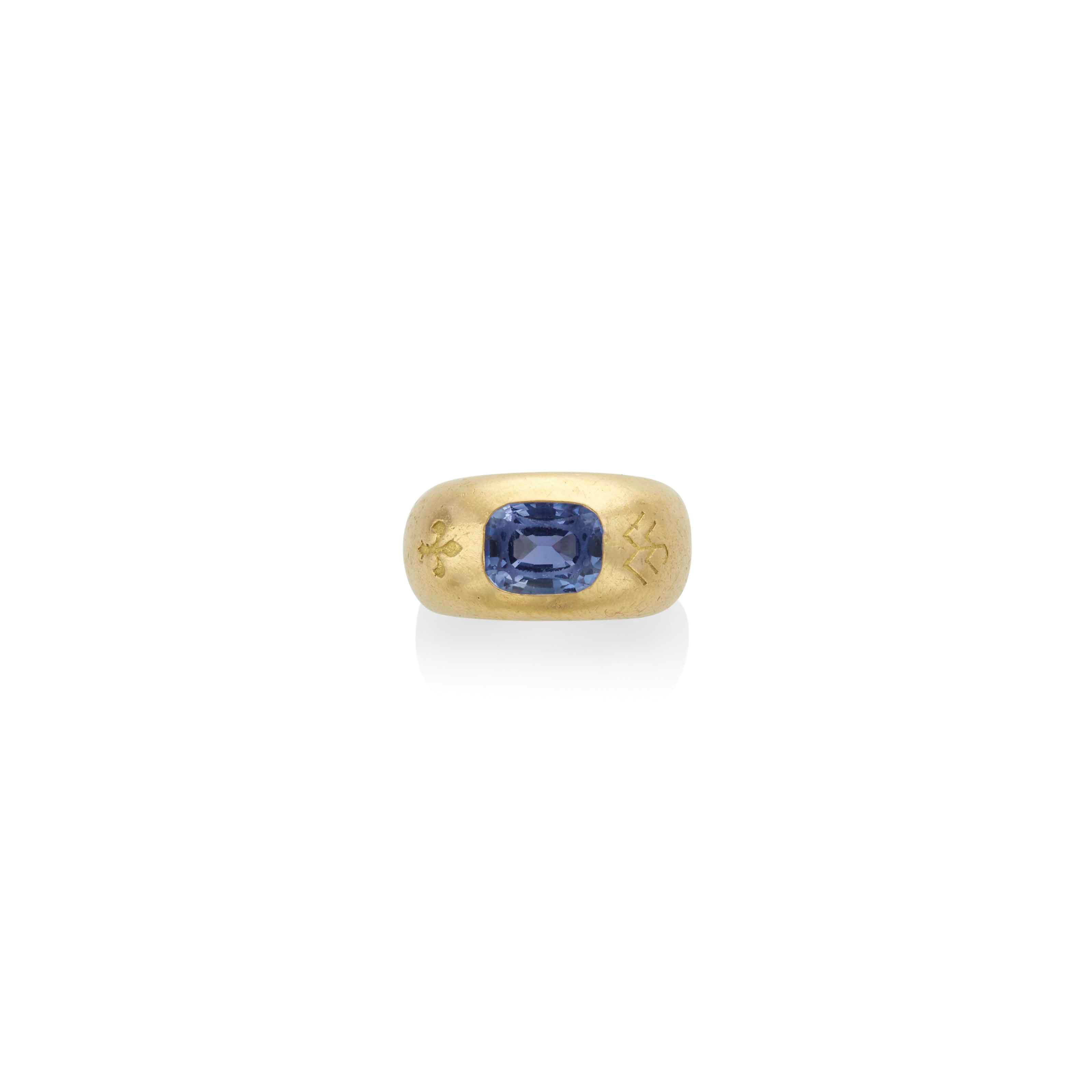 BAGUE SAPHIR, PAR JAR