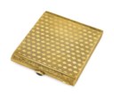 TWO GOLD VANITY CASES