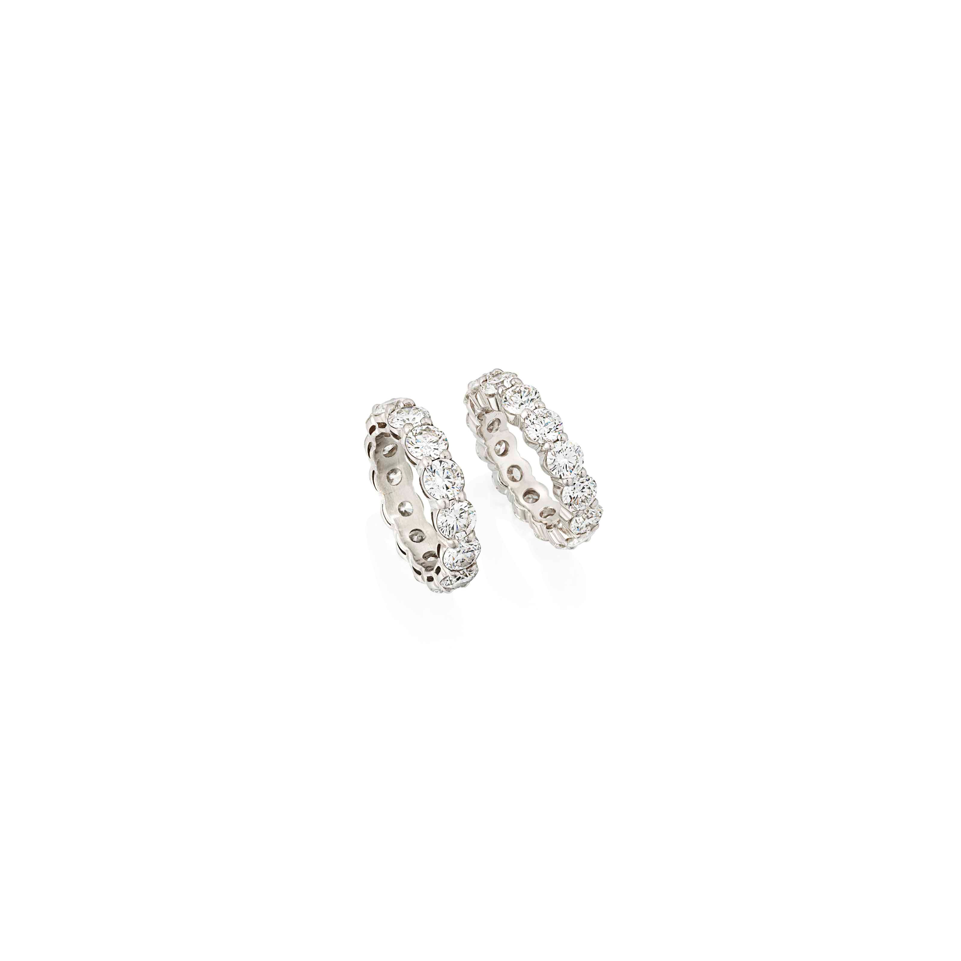 TWO DIAMOND ETERNITY RINGS