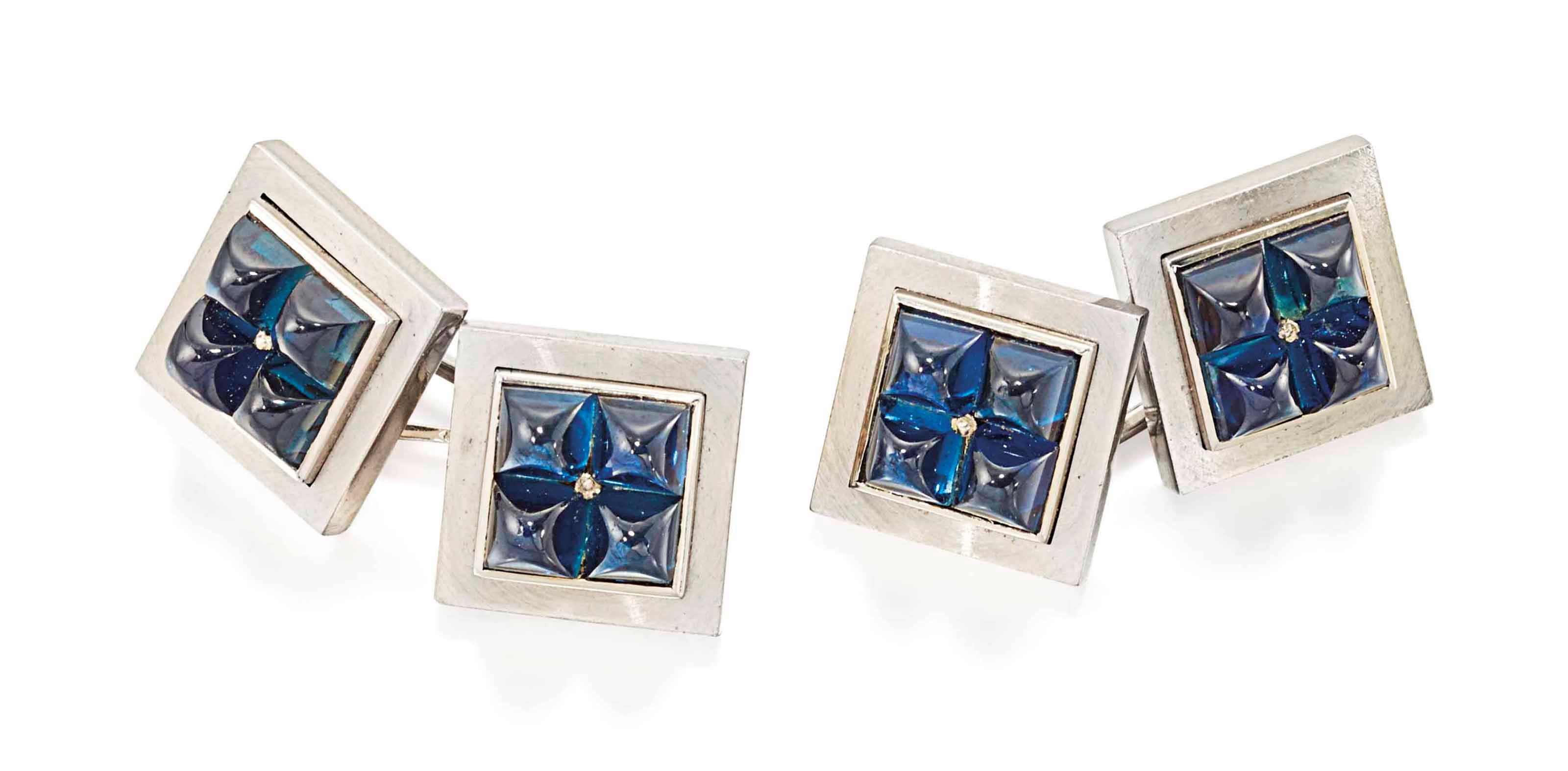 SAPPHIRE CUFFLINKS