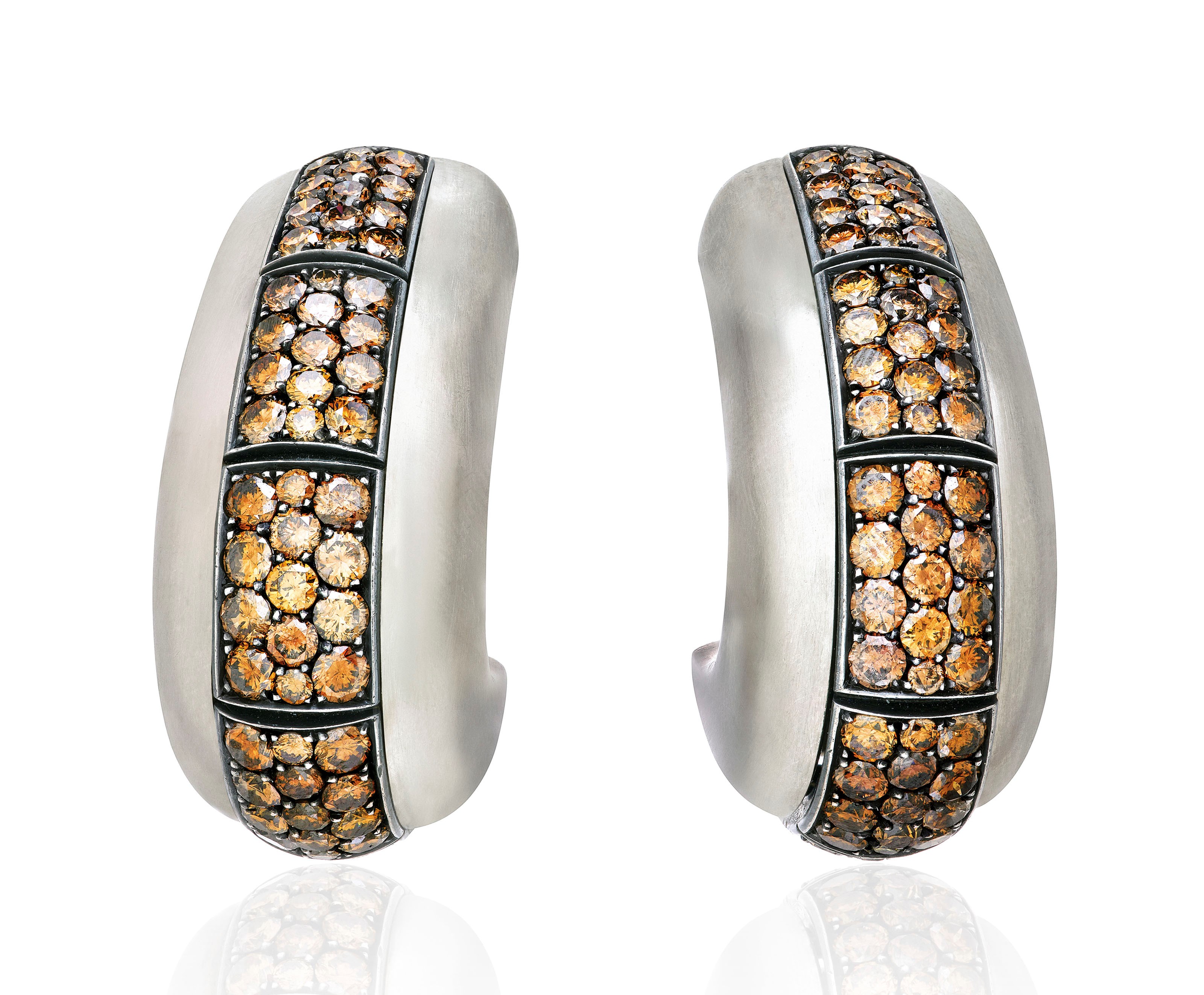 COLOURED DIAMOND EARRINGS, HEMMERLE