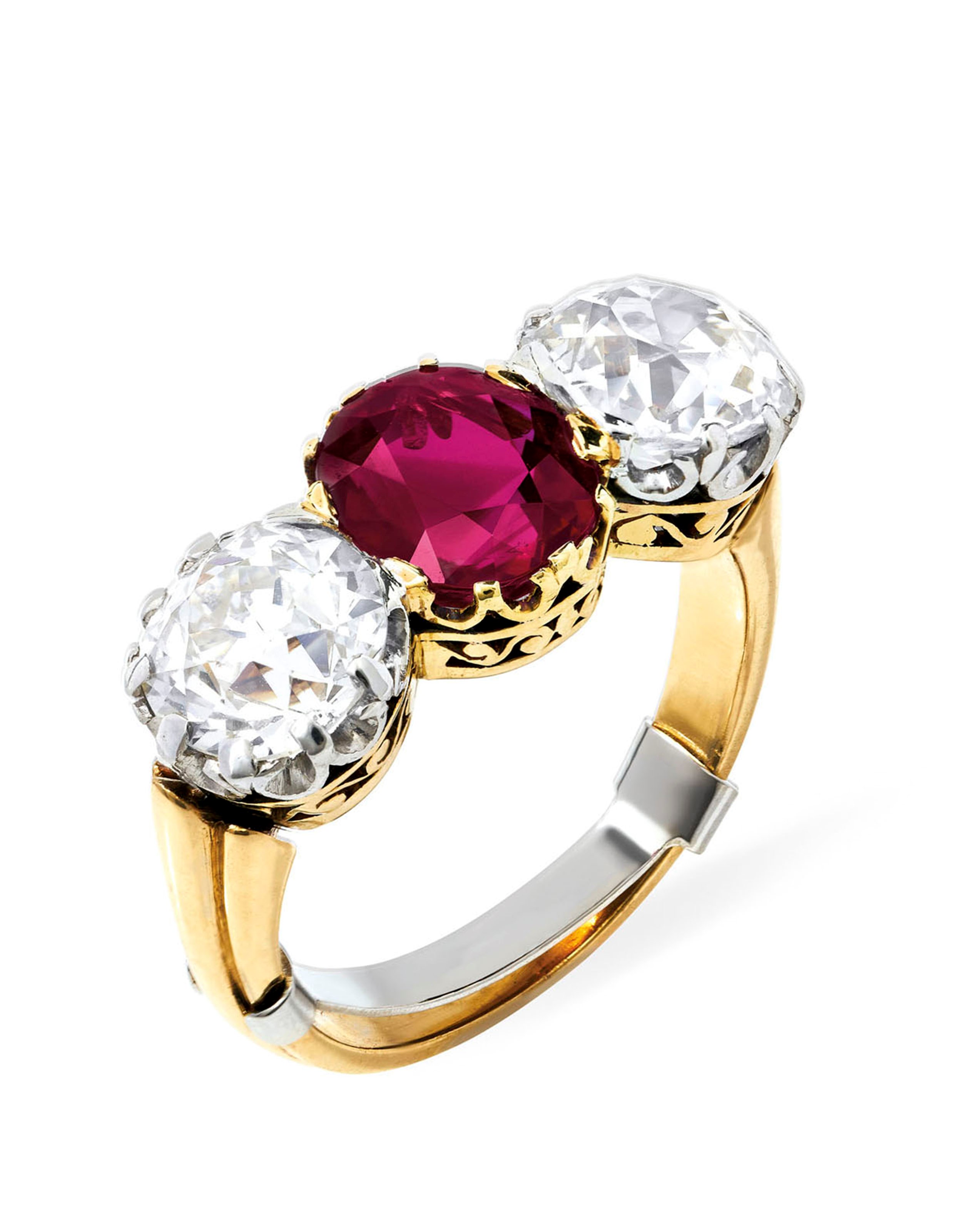RUBY AND DIAMOND RING