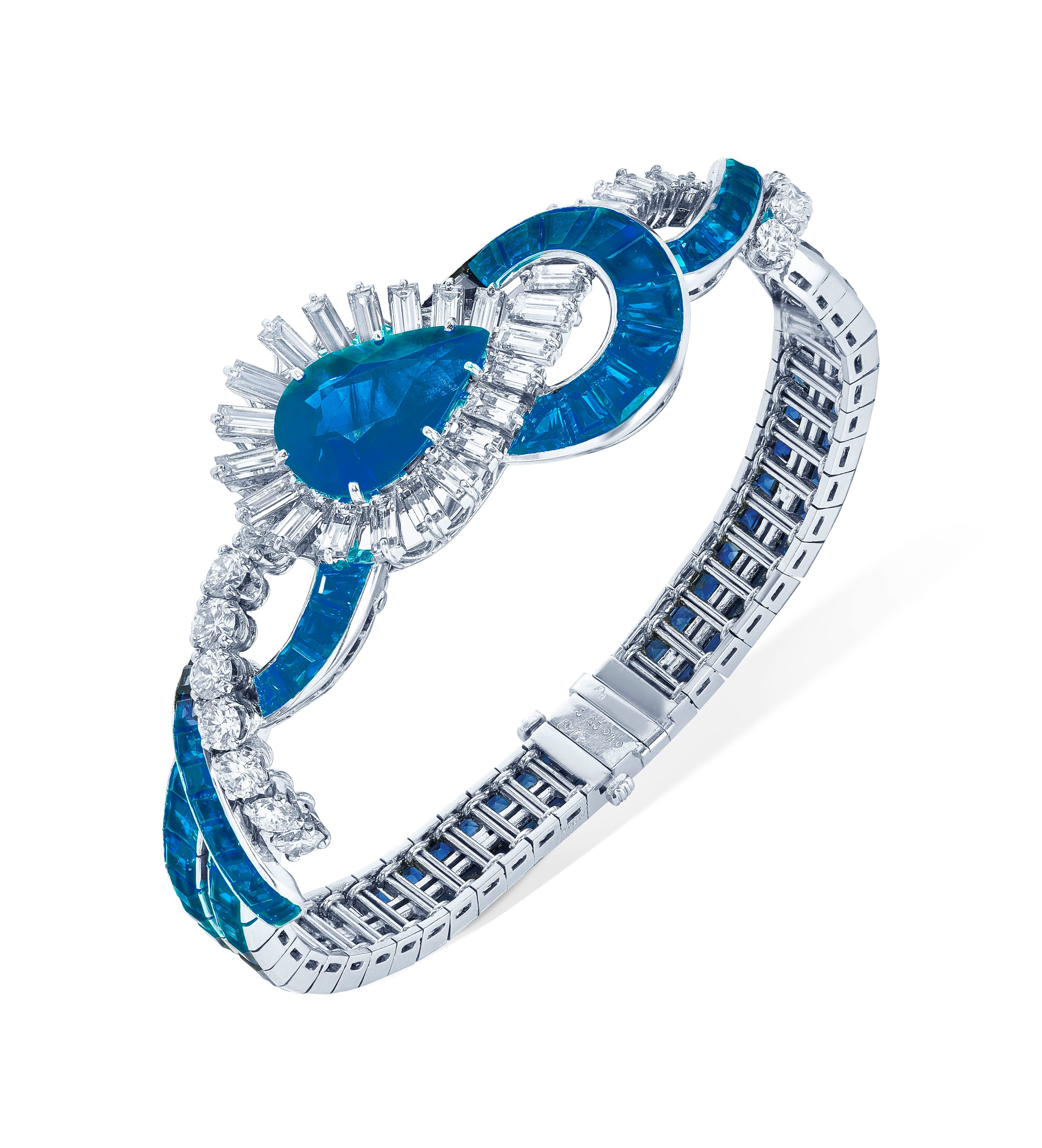 SAPPHIRE AND DIAMOND BRACELET