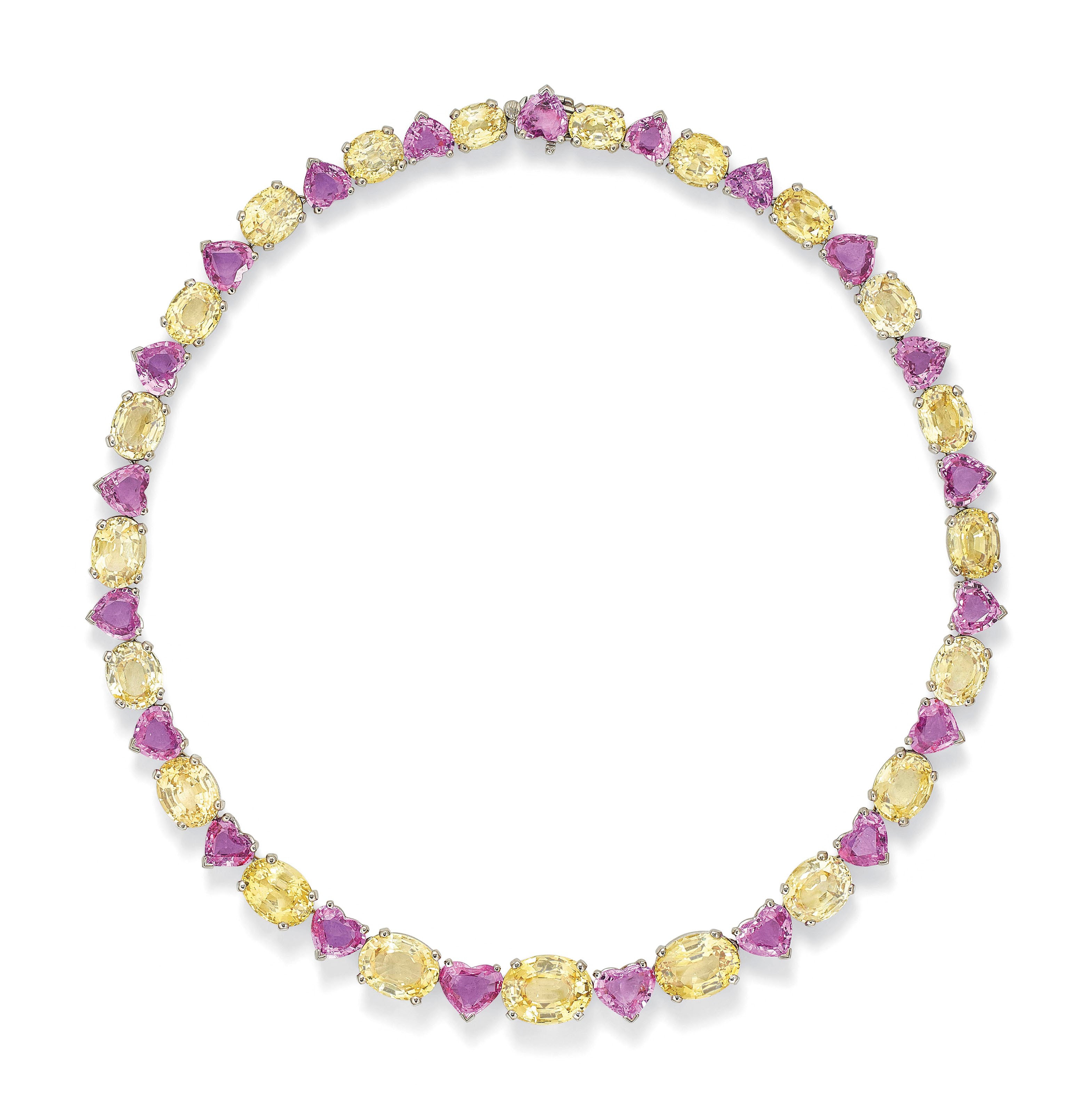 COLOURED SAPPHIRE NECKLACE