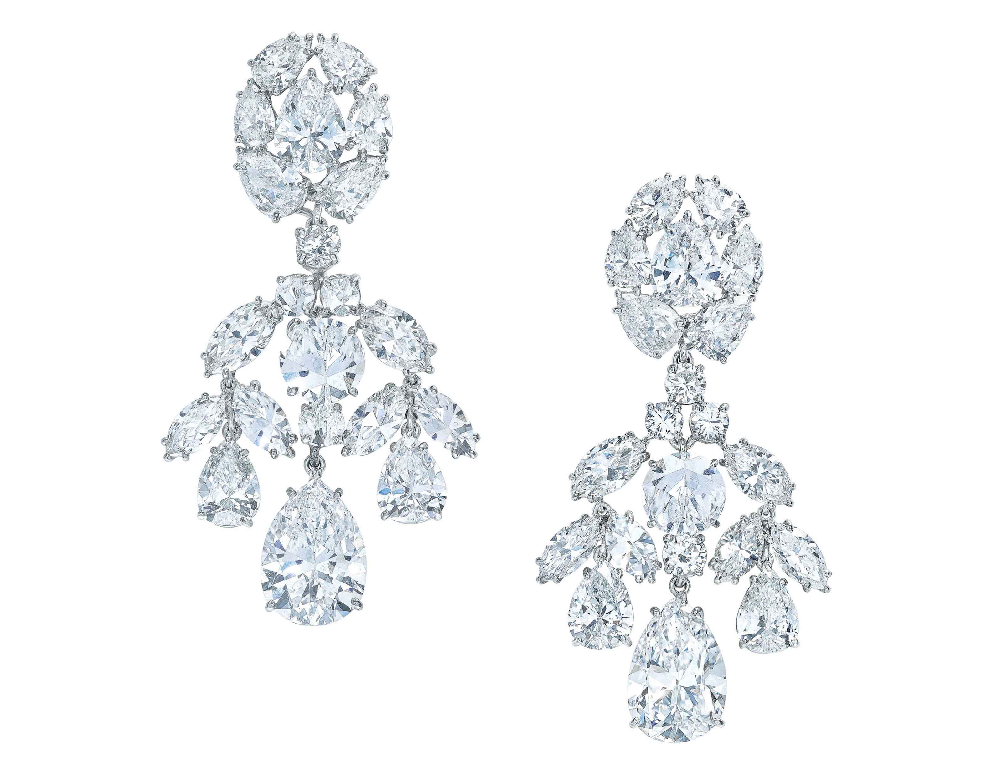 DIAMOND EARRINGS, DAVID WEBB