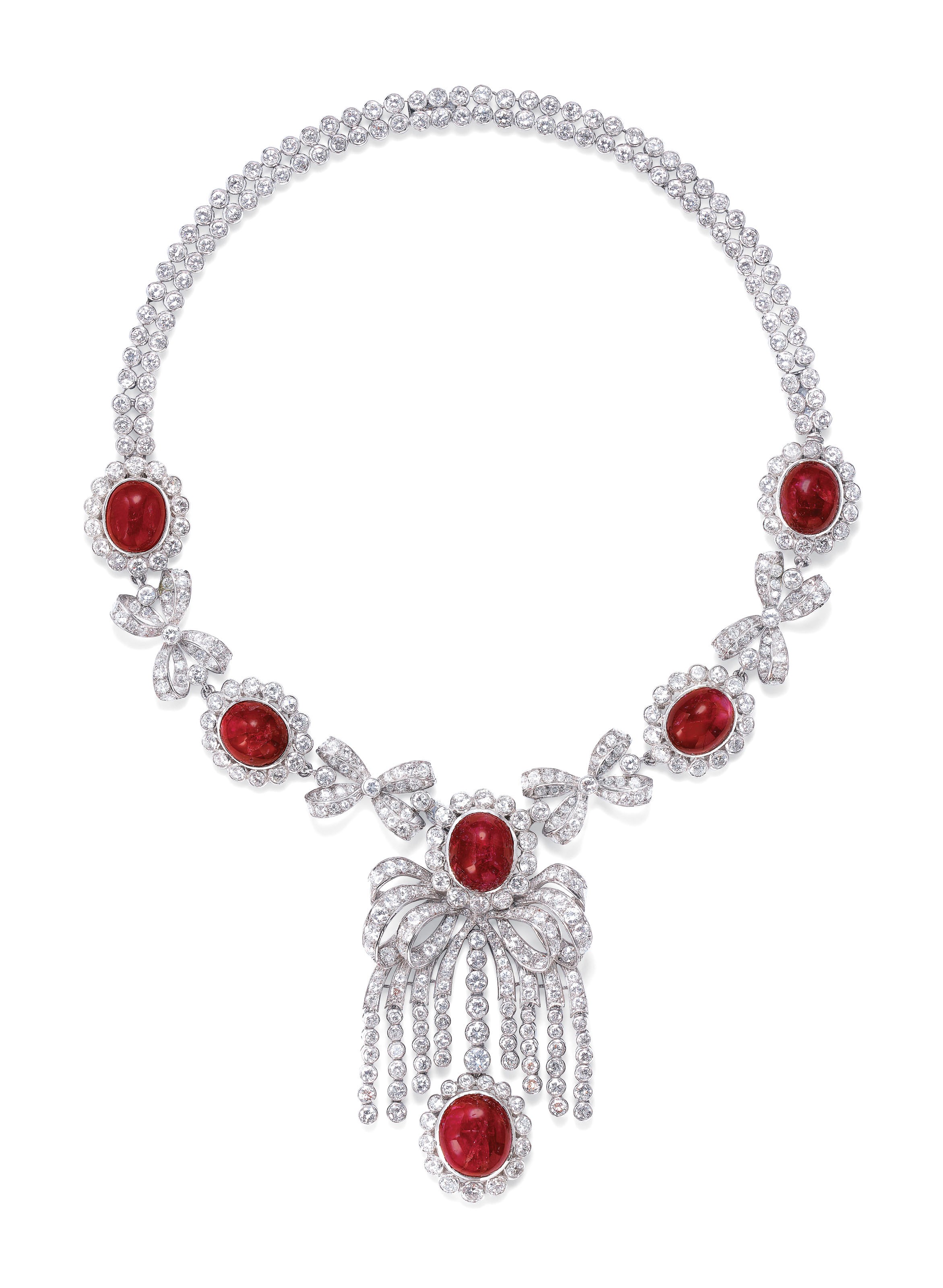 RUBY AND DIAMOND NECKLACE