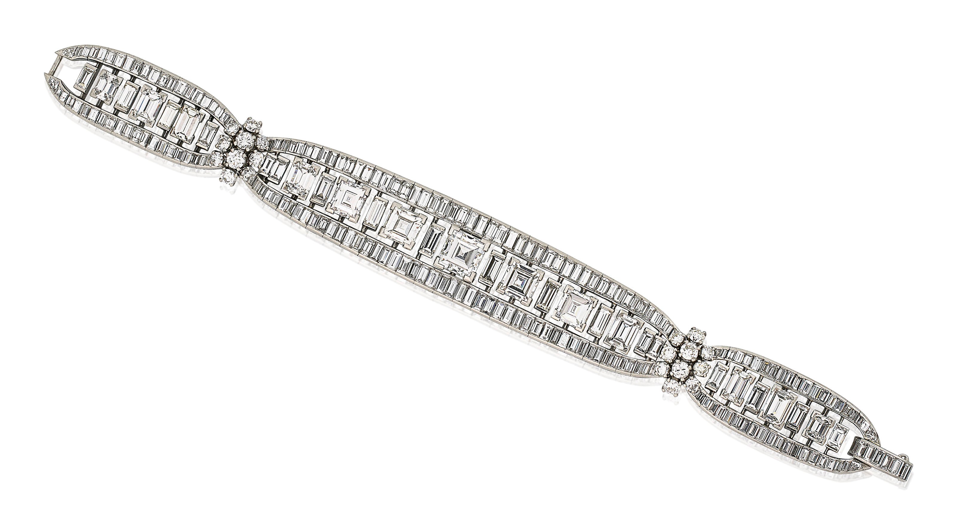 MID-20TH CENTURY DIAMOND BRACELET