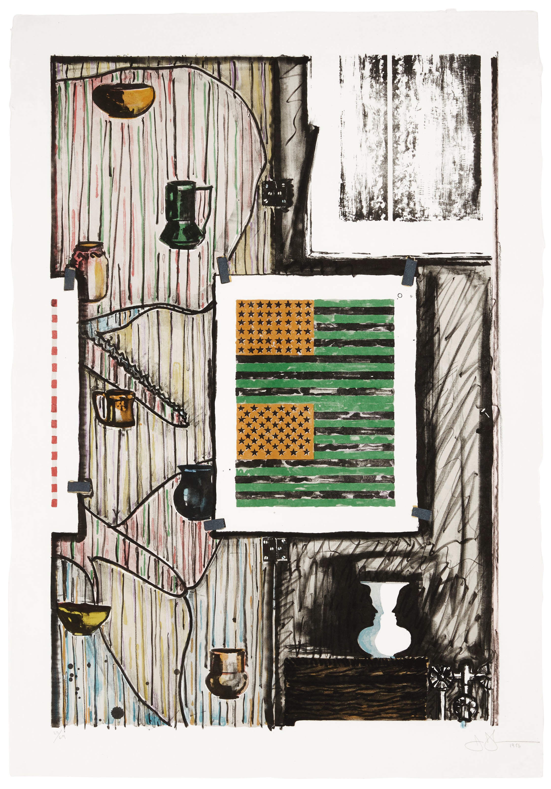 JASPER JOHNS (B. 1930)