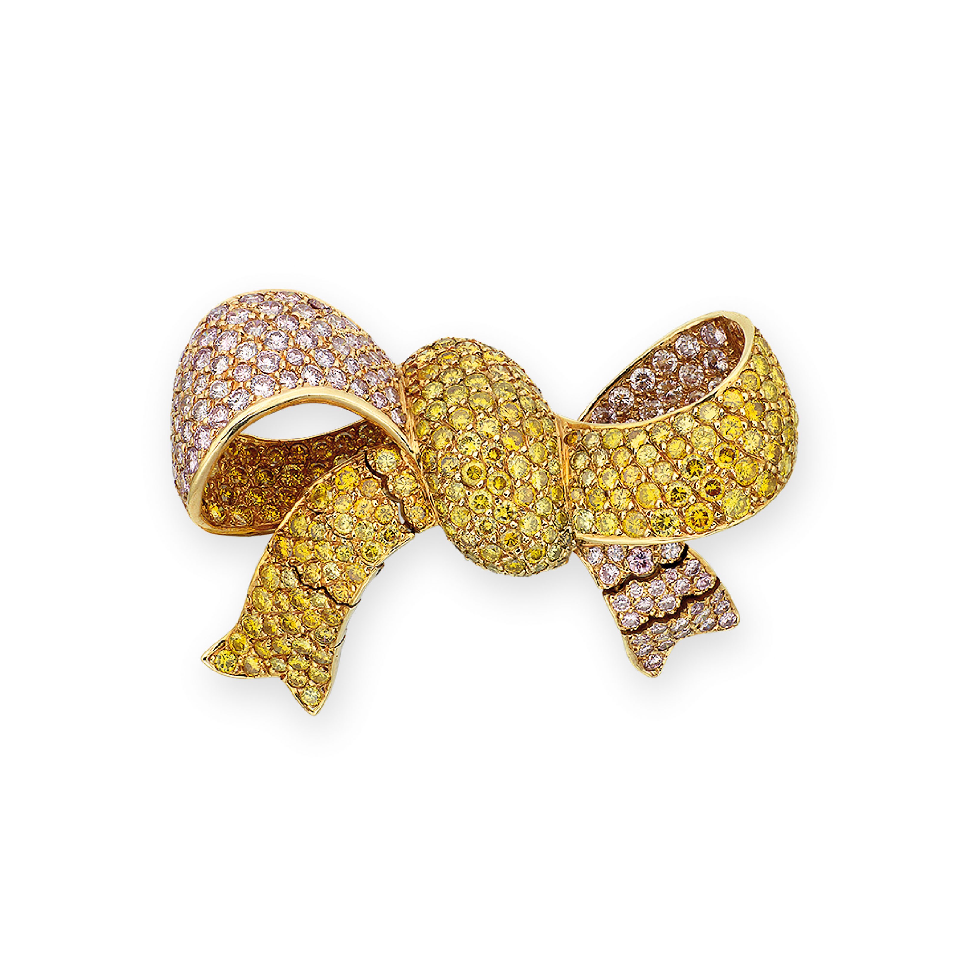 COLOURED DIAMOND BROOCH, GRAFF