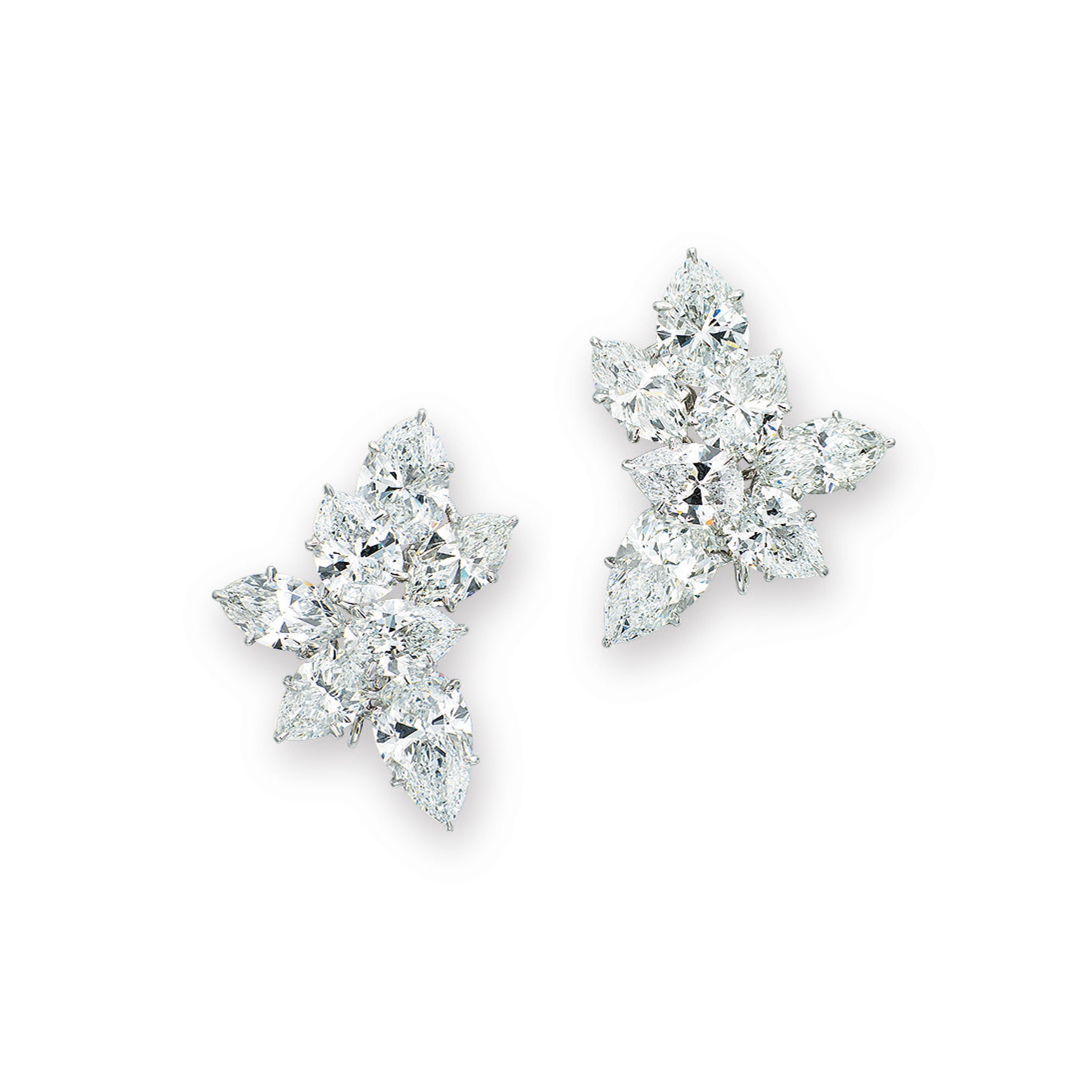 DIAMOND EARRINGS, HARRY WINSTON